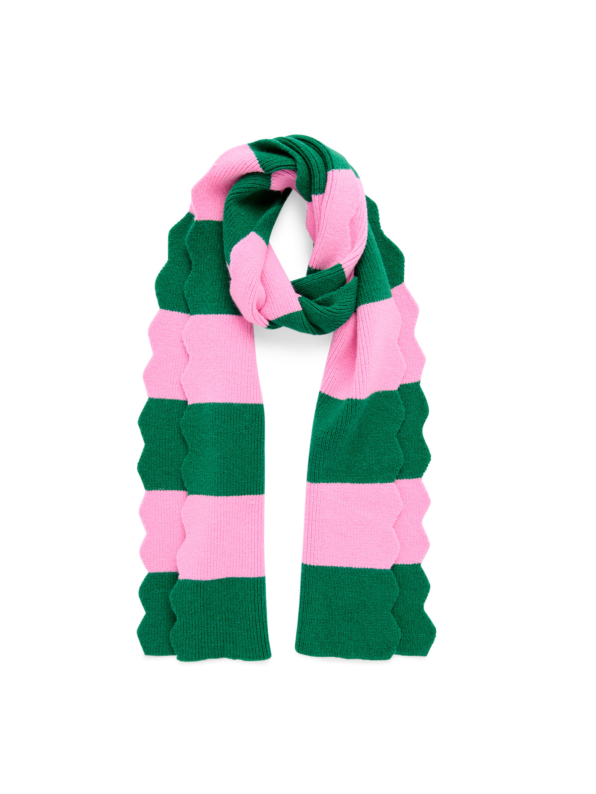 Shiraleah Scala Striped Scarf GREEN / OS