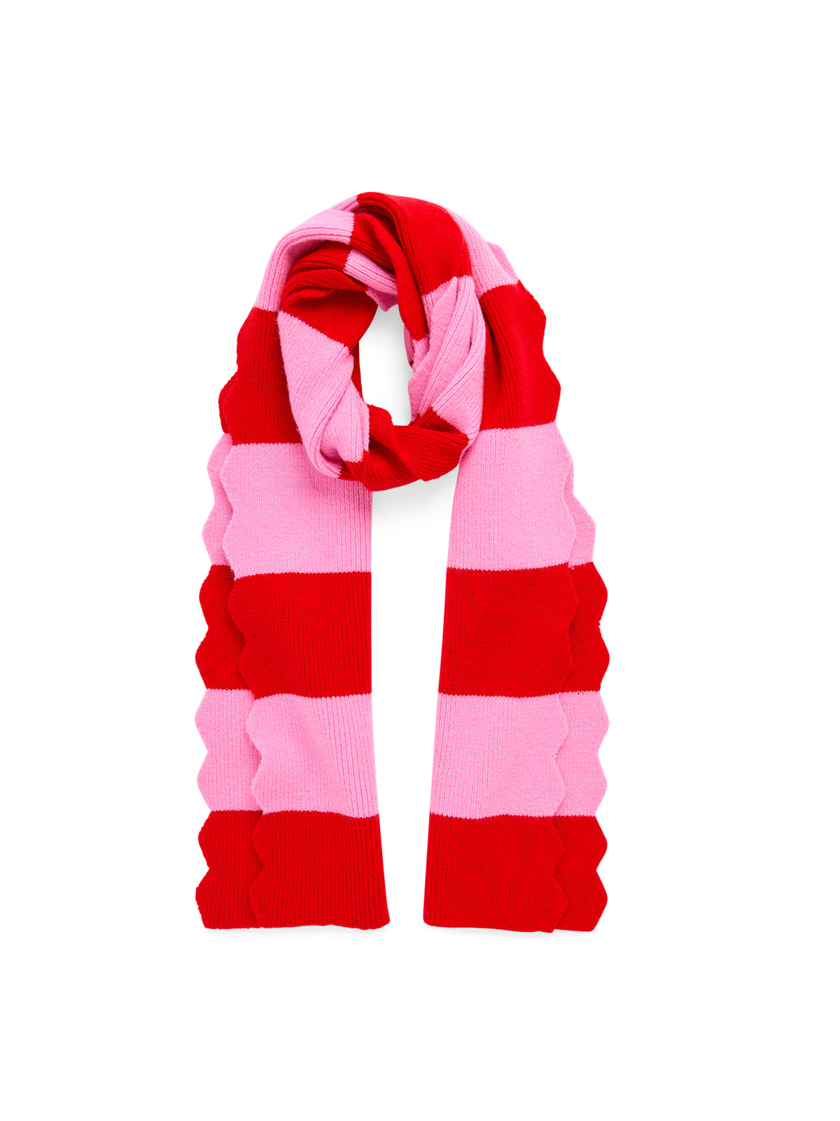 Shiraleah Scala Striped Scarf RED / OS