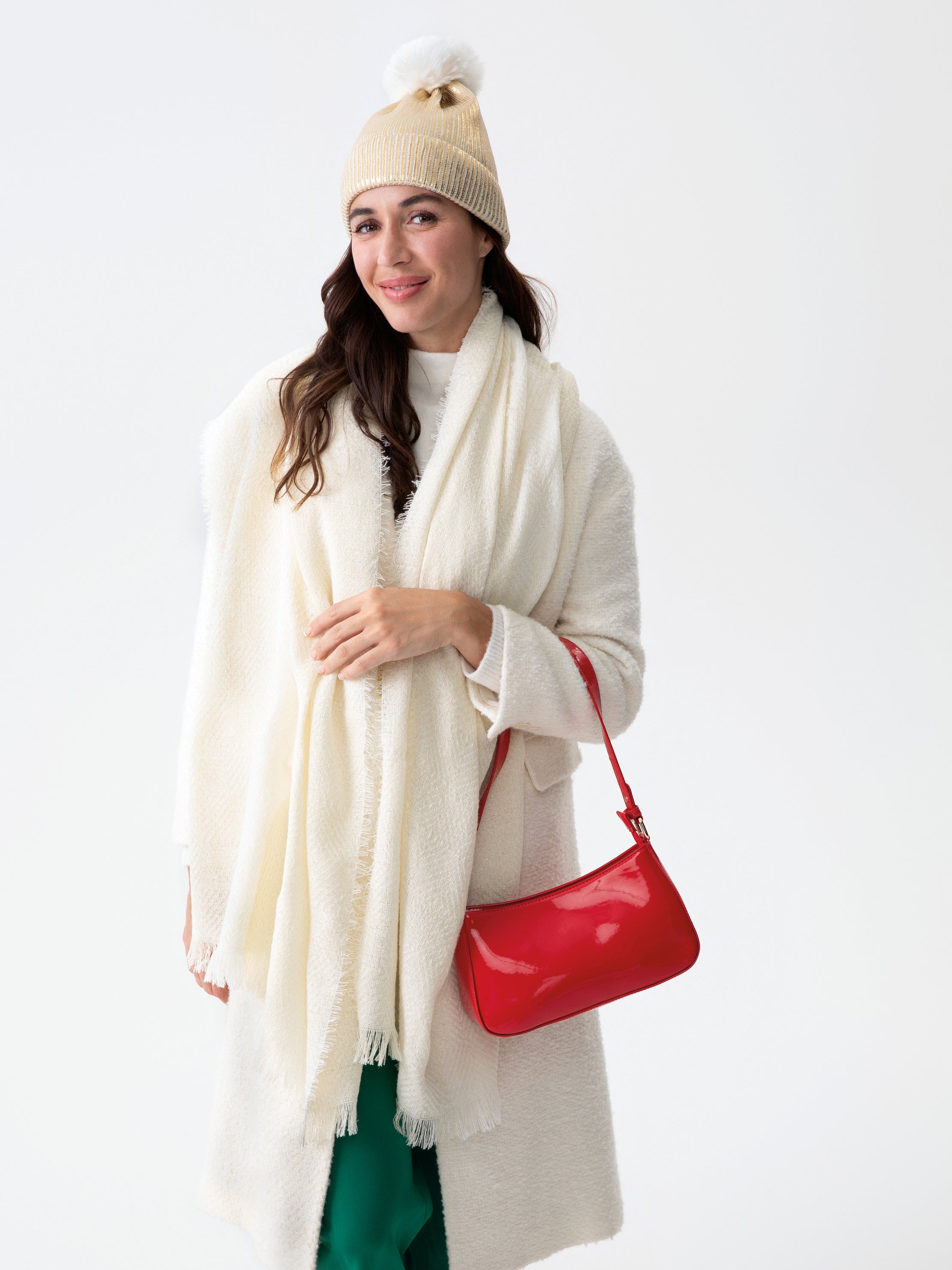 Shiraleah Belle Scarf IVORY