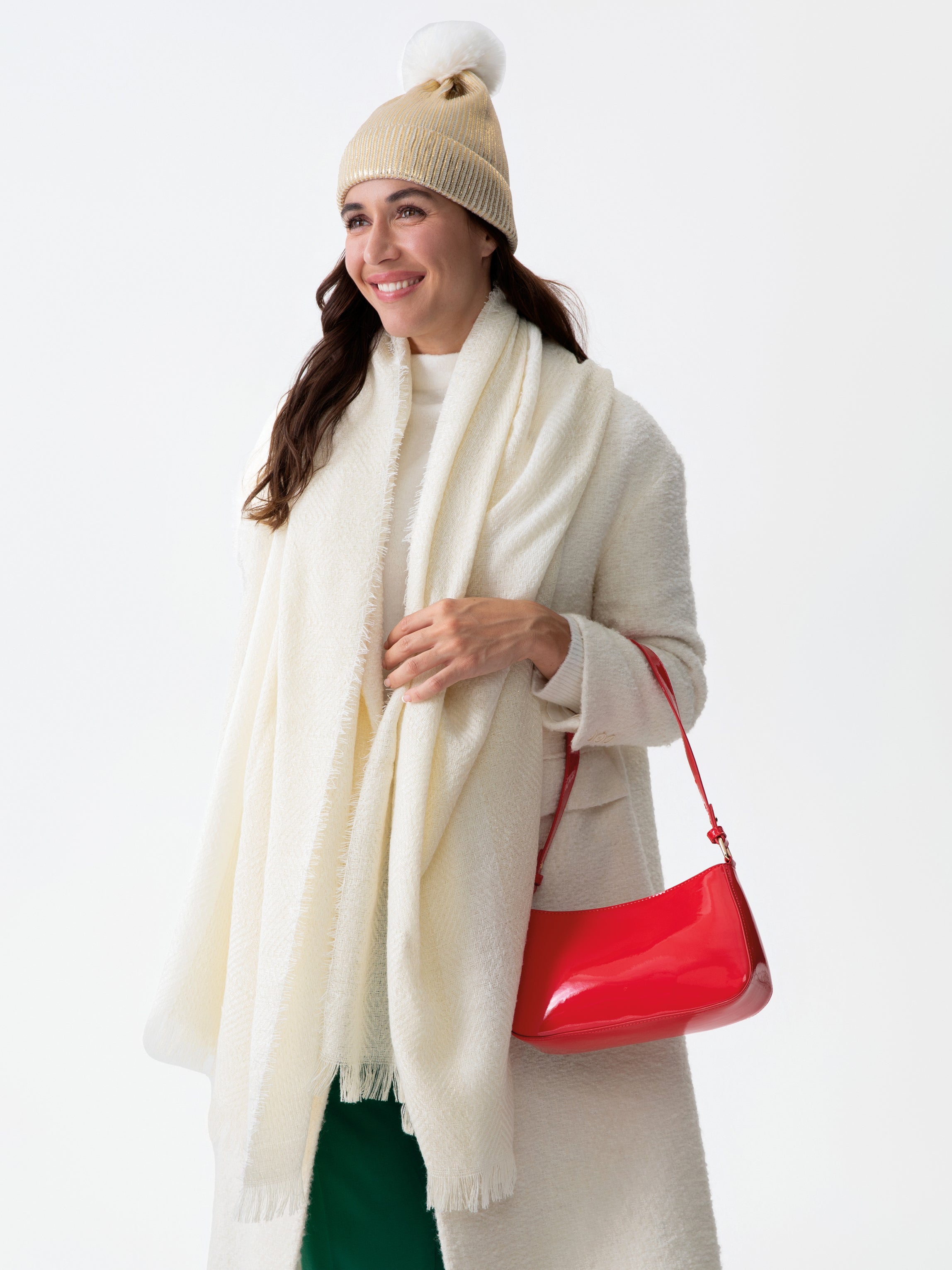 Shiraleah Belle Scarf IVORY