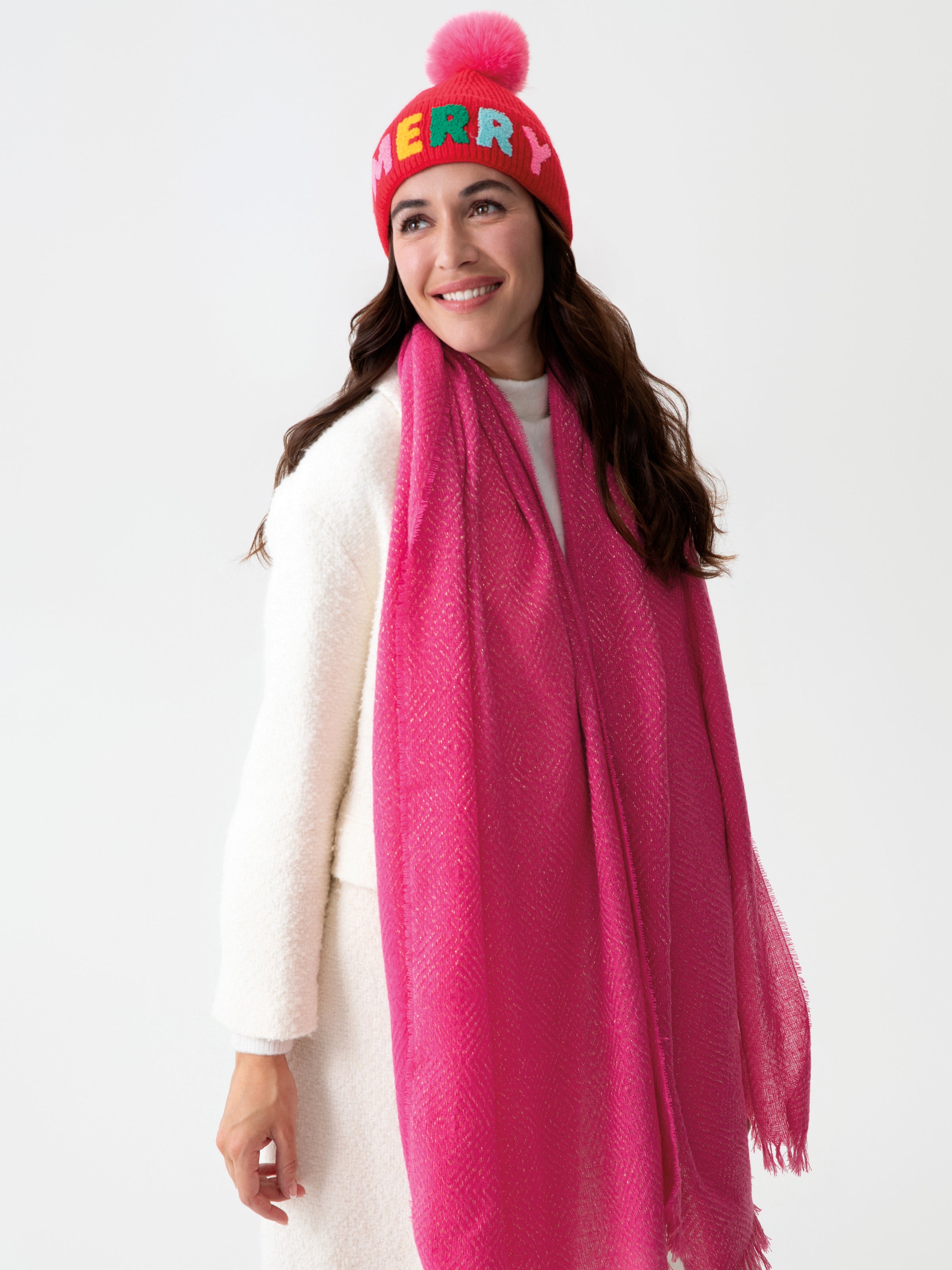 Shiraleah Belle Scarf PINK