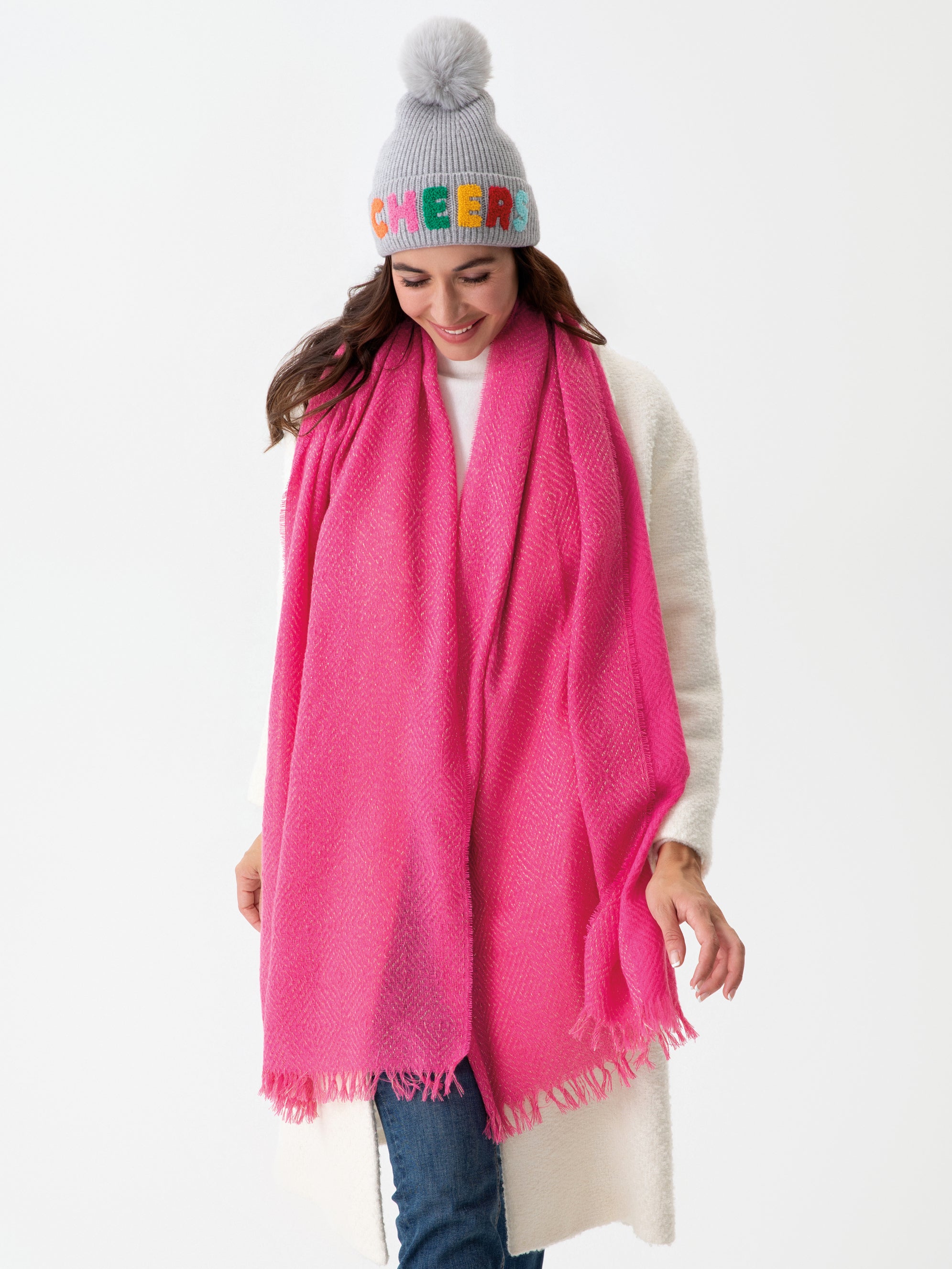 Shiraleah Belle Scarf PINK