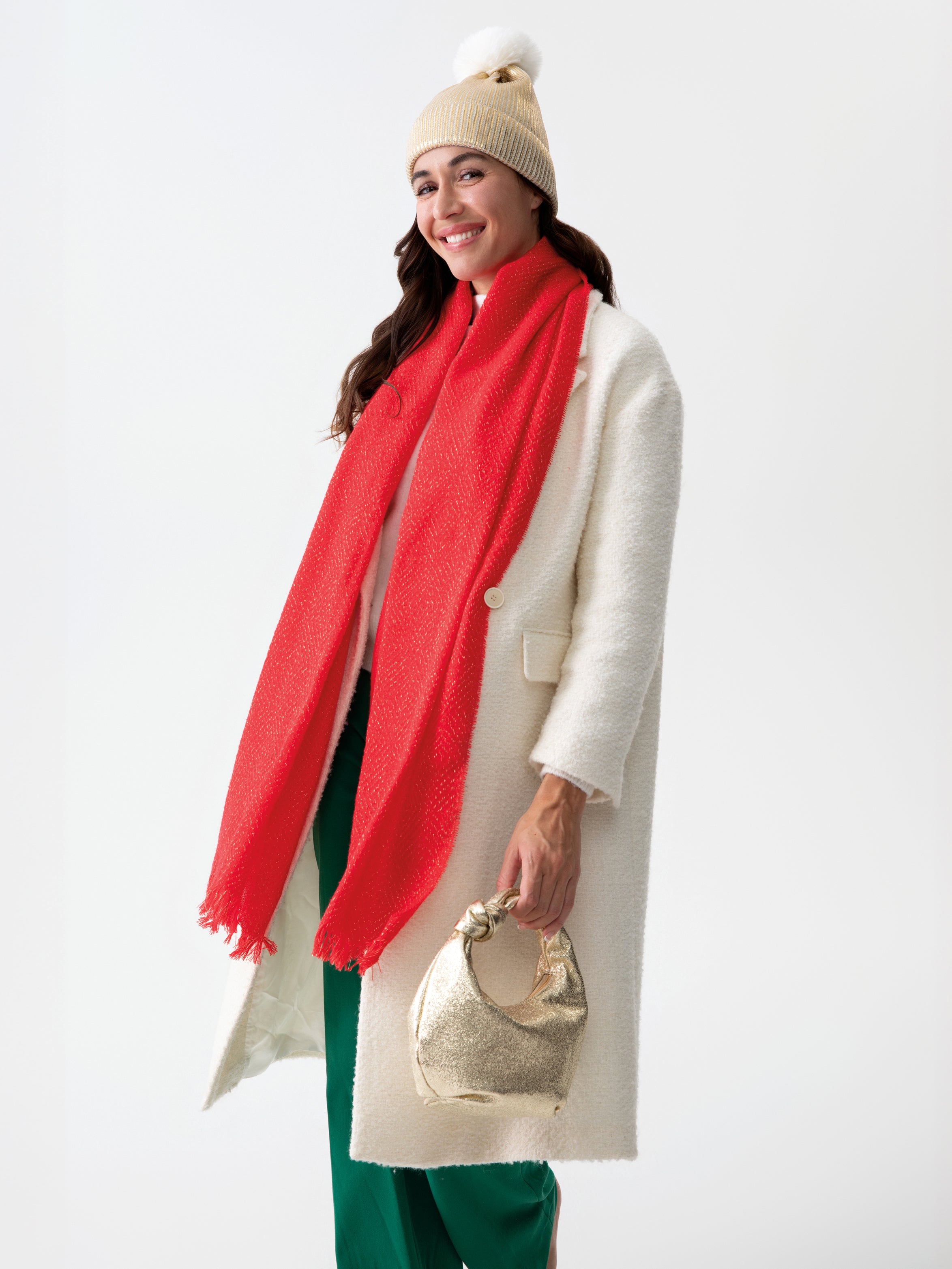 Shiraleah Belle Scarf RED