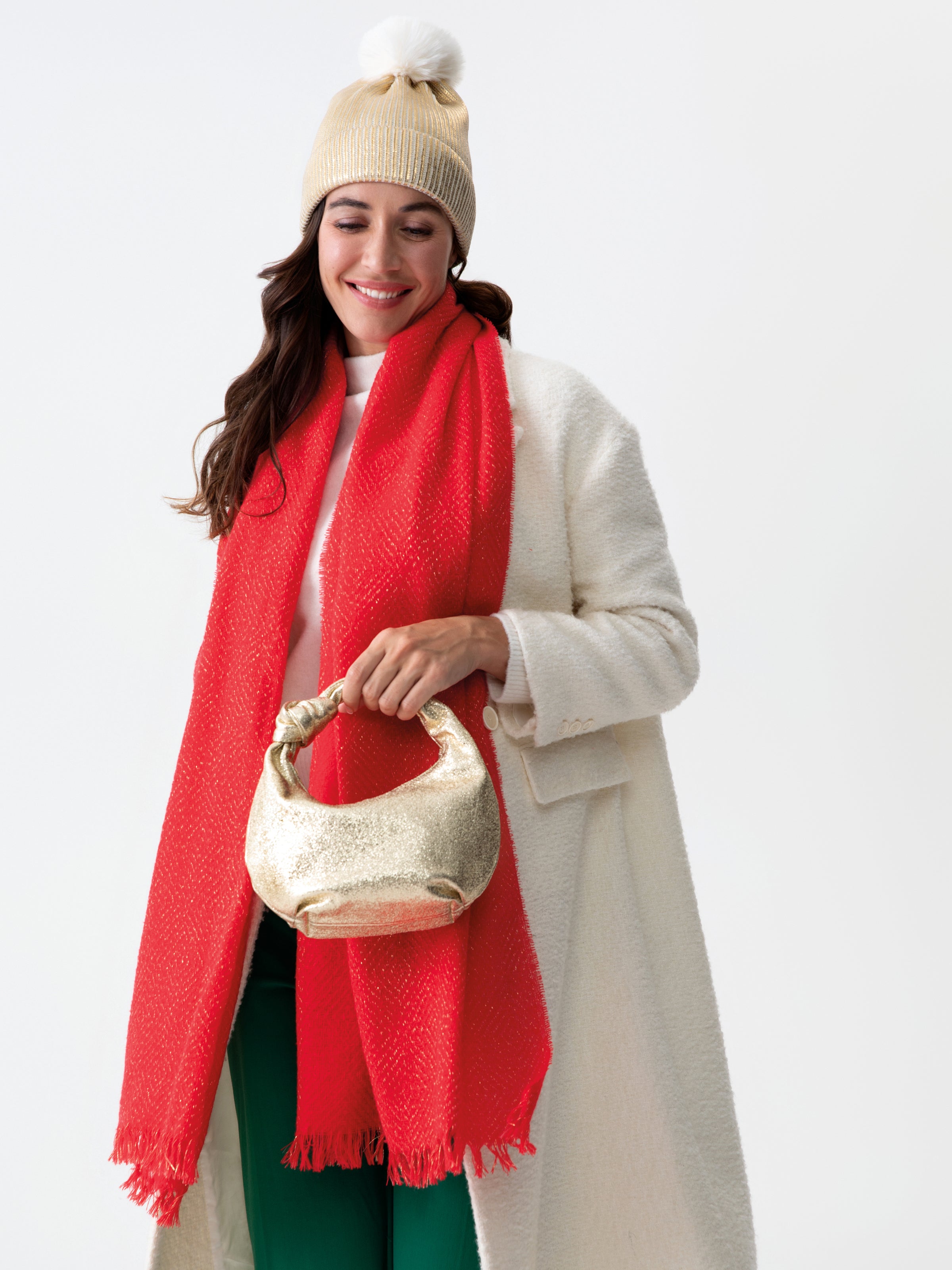 Shiraleah Belle Scarf RED