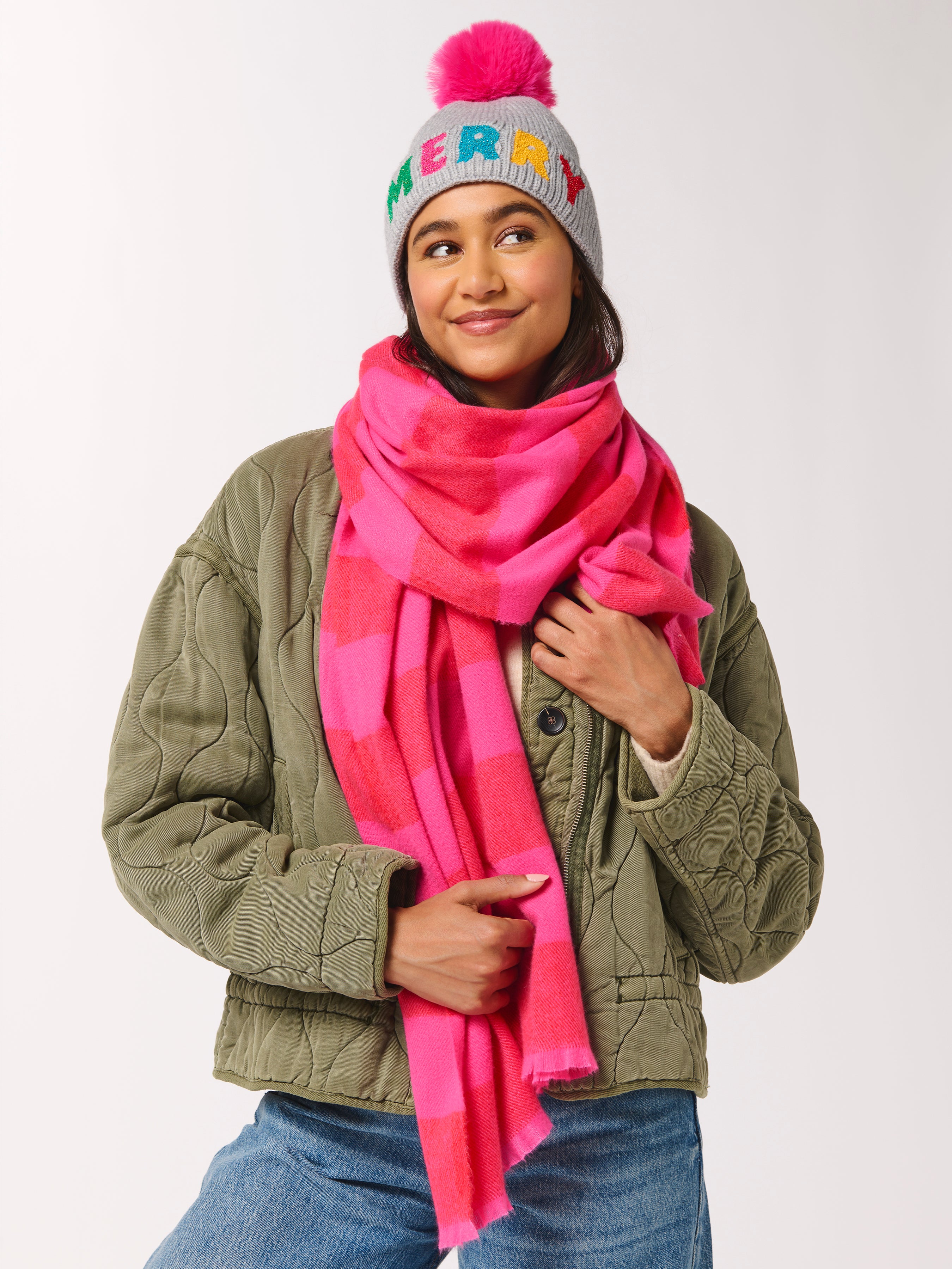 Shiraleah Calypso Scarf PINK
