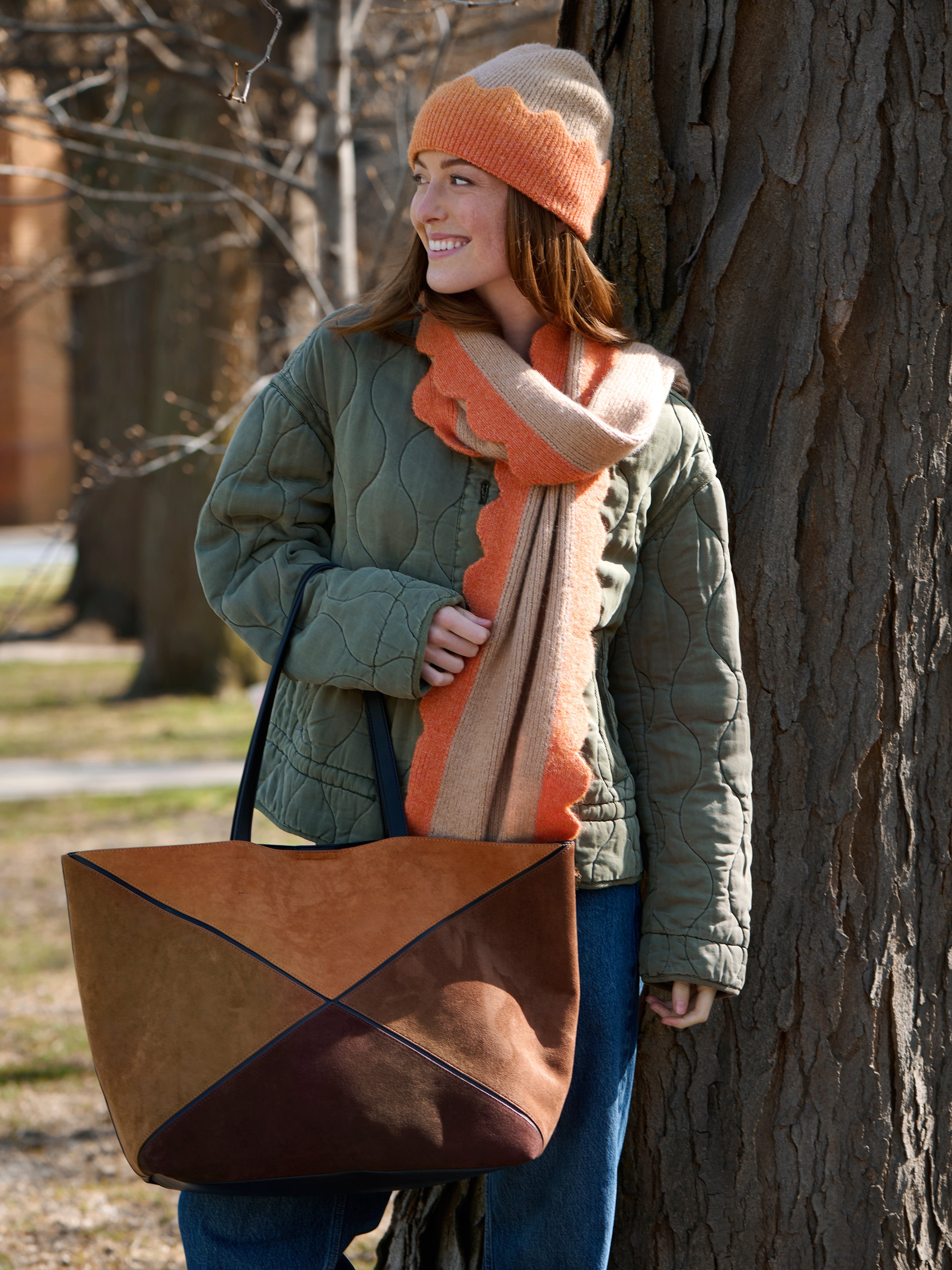 Shiraleah Melody Scarf TAN