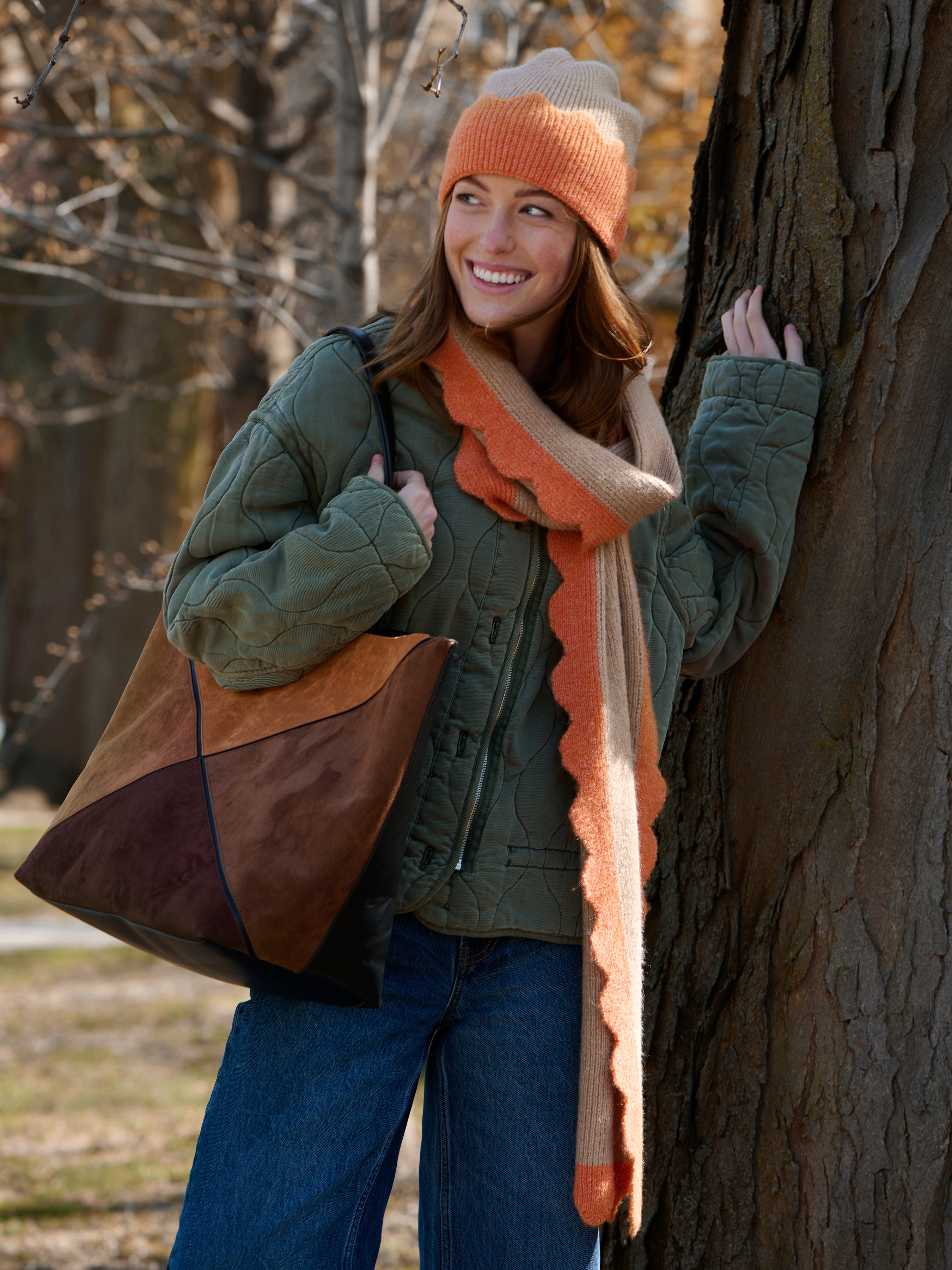 Shiraleah Melody Scarf TAN