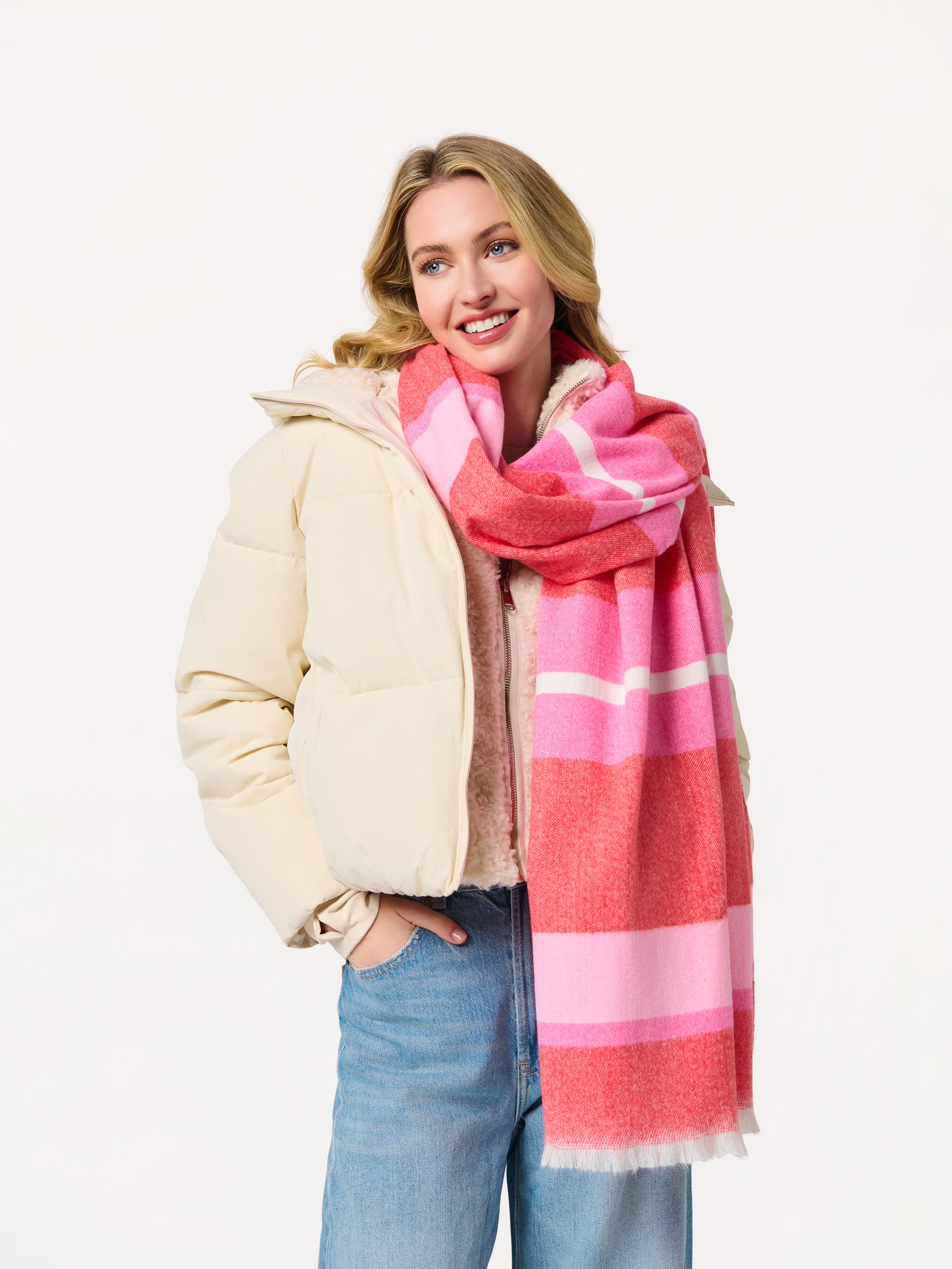 Shiraleah Kayla Scarf RED / OS