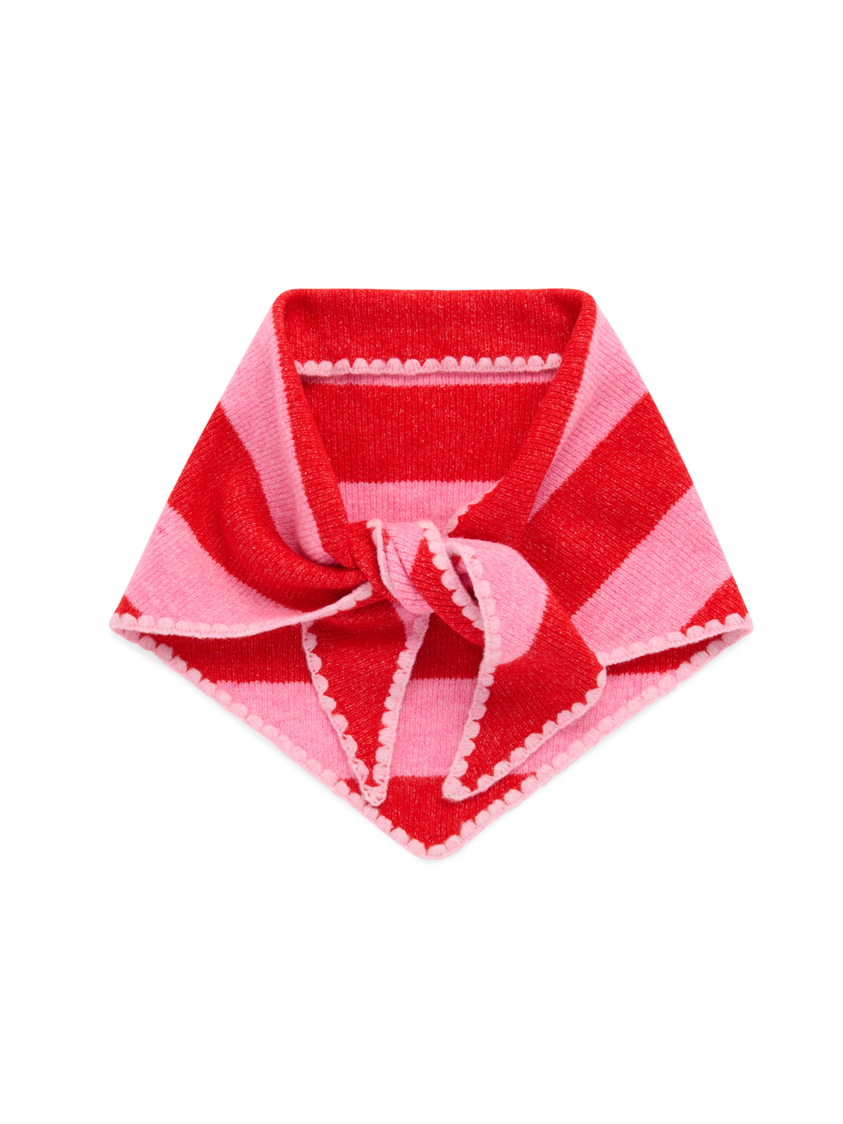 Shiraleah Joy Small Triangle Scarf RED / OS