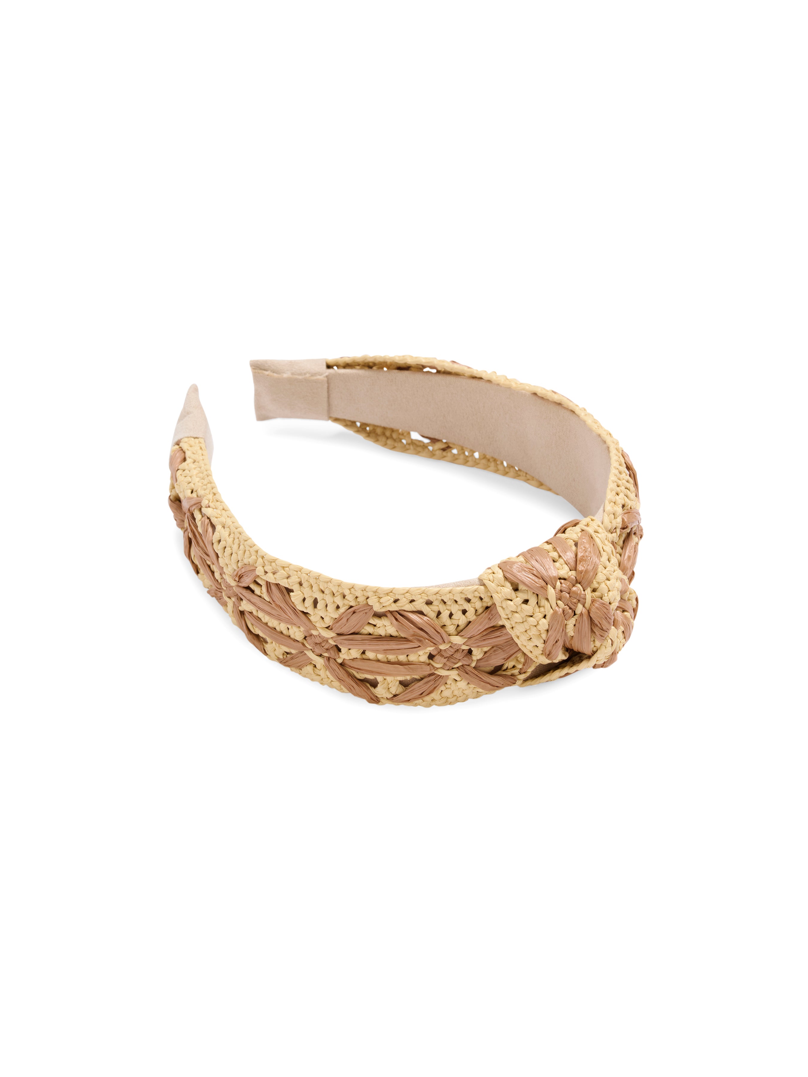 Shiraleah Faux Raffia Headband TAN