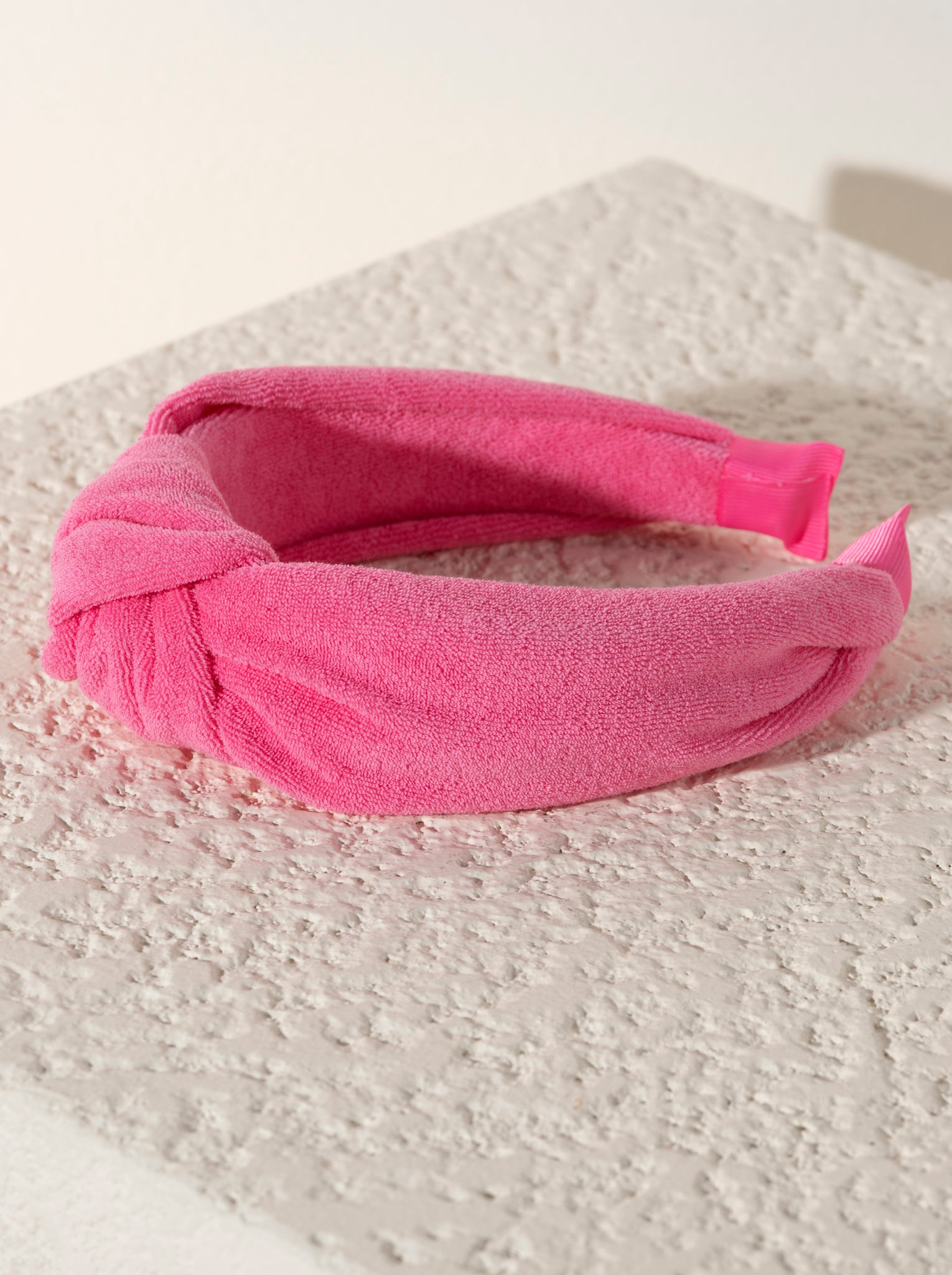 Shiraleah Terry Knotted Headband PINK