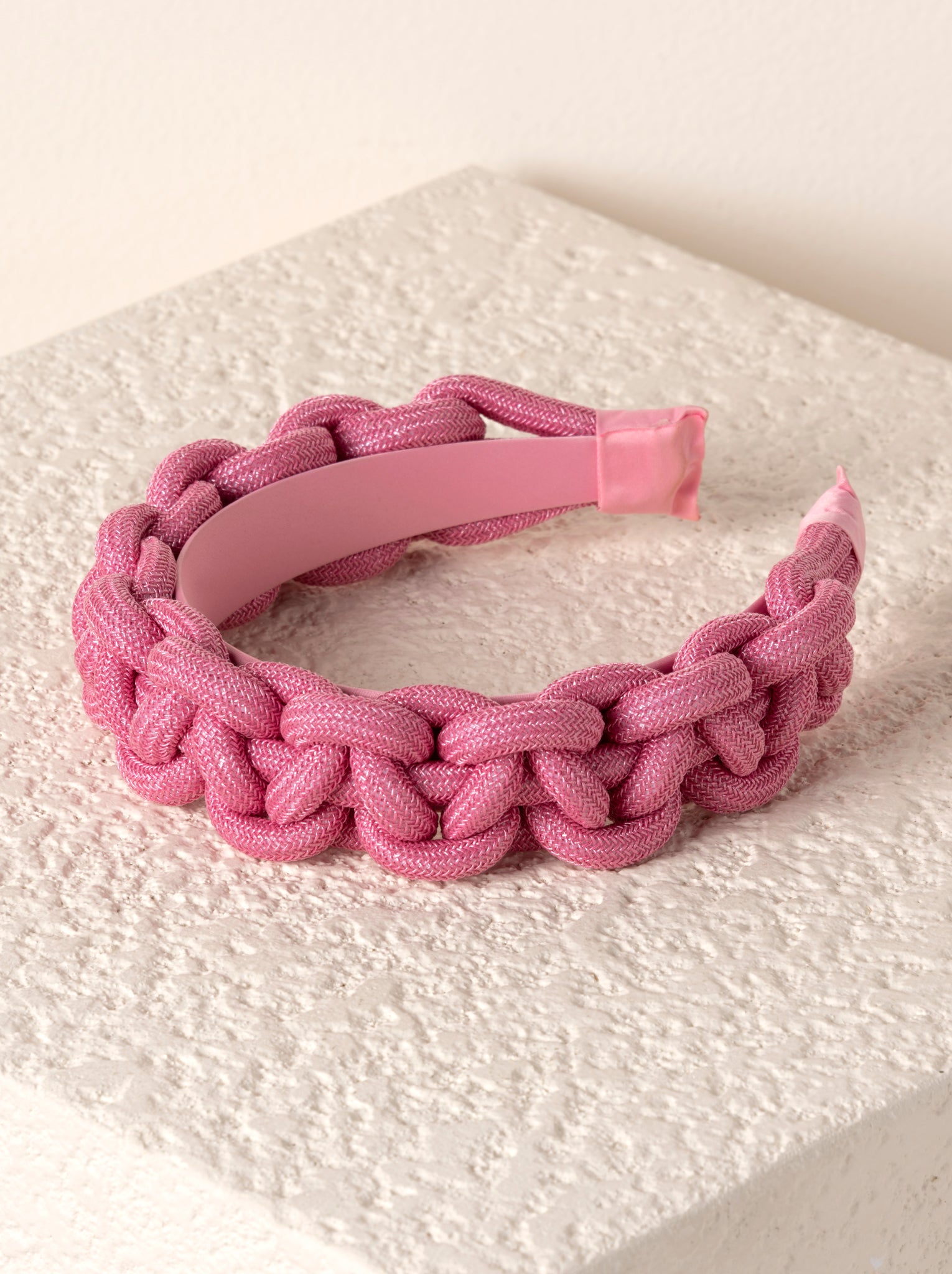 Shiraleah Braided Headband PINK