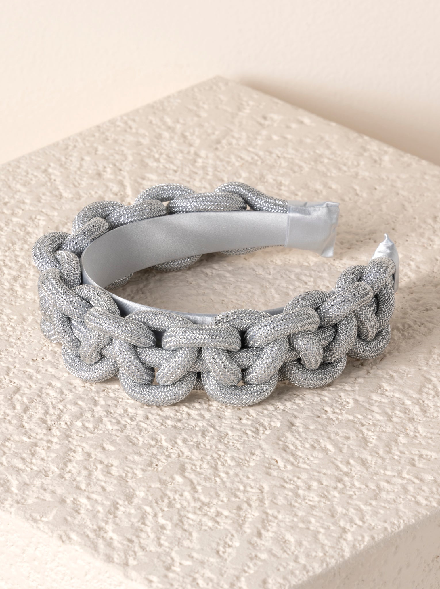 Shiraleah Braided Headband SILVER