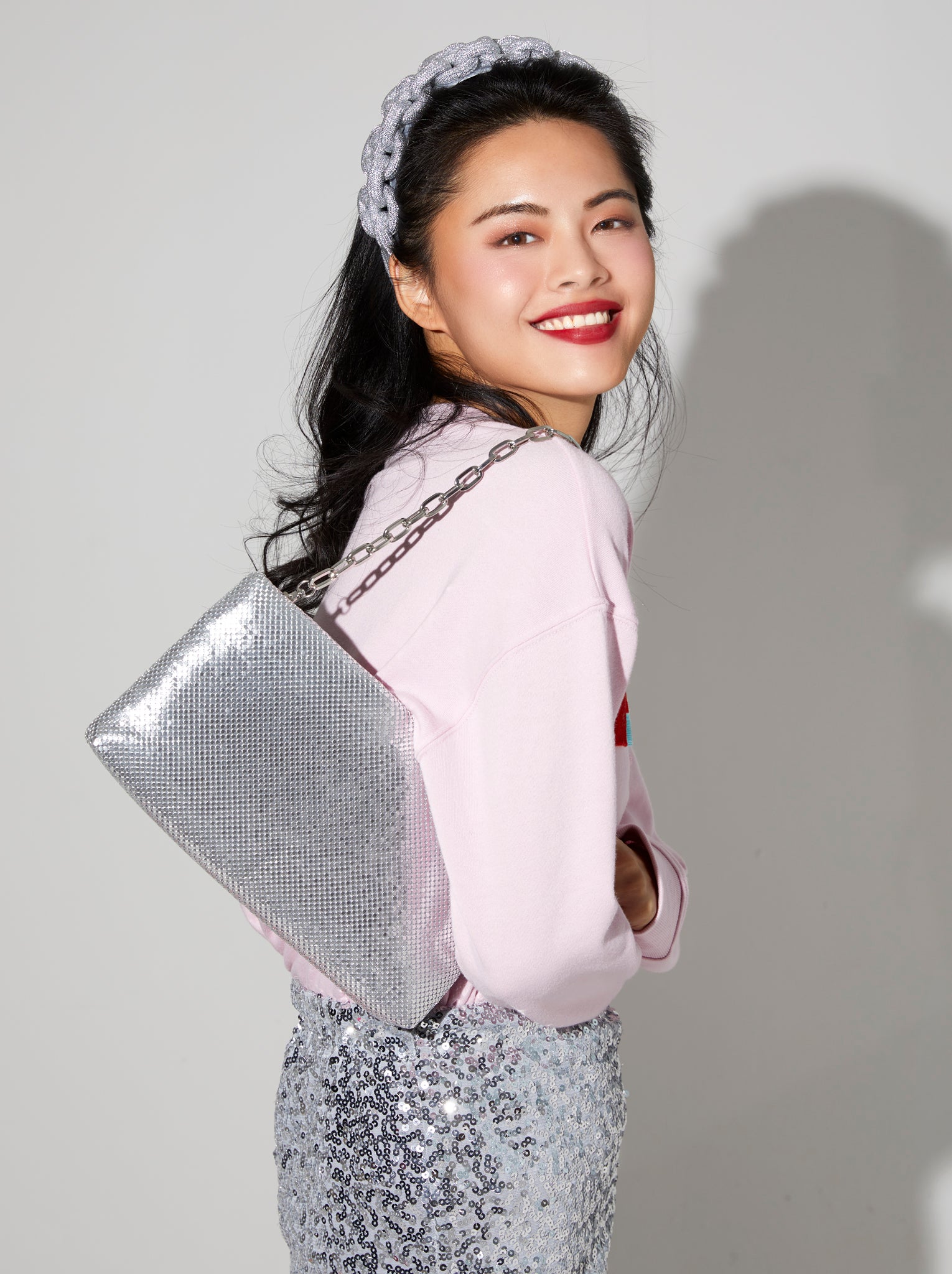 Shiraleah Braided Headband SILVER