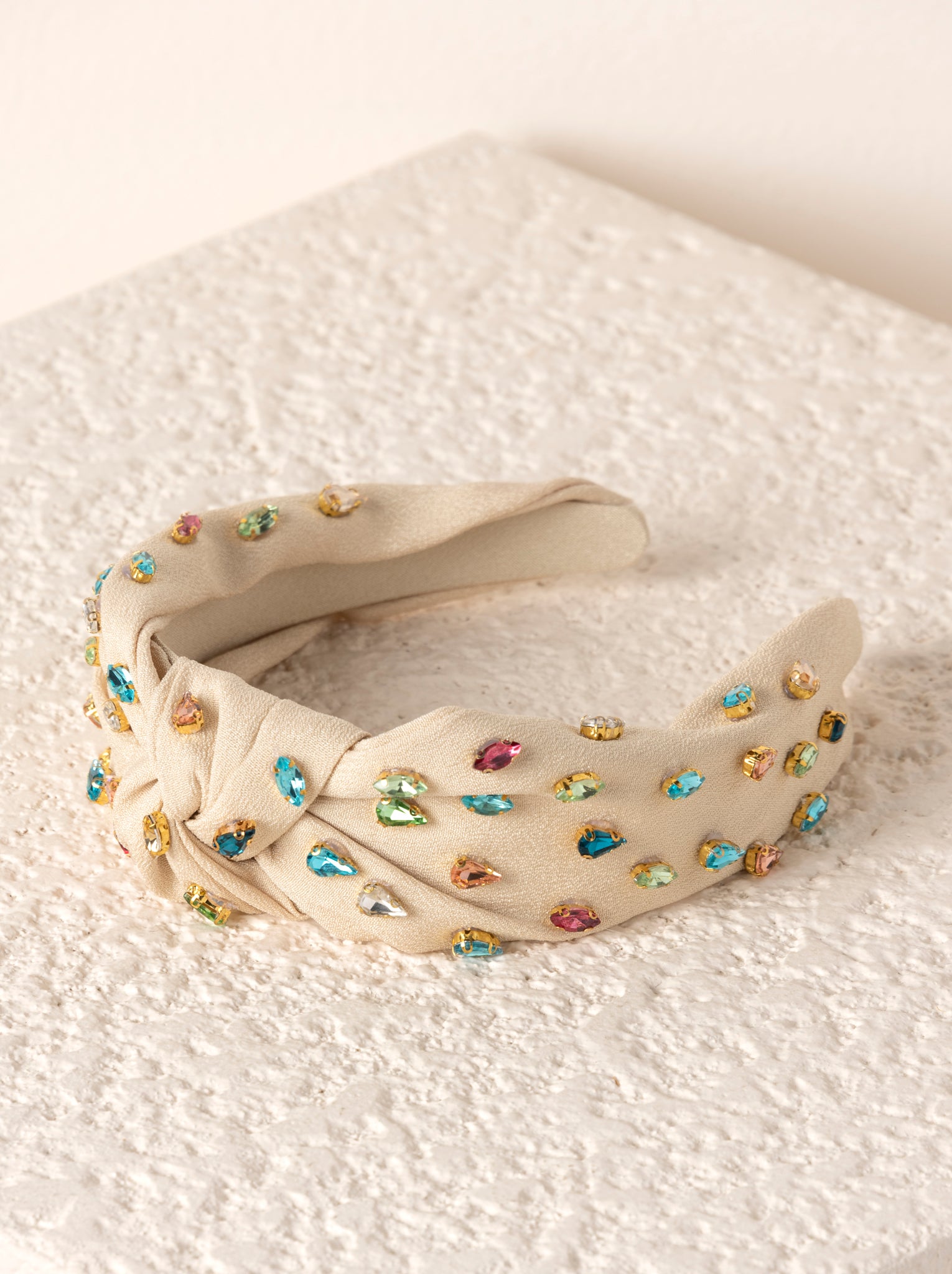 Shiraleah Gemmie Knotted Headband CHAMPAGNE
