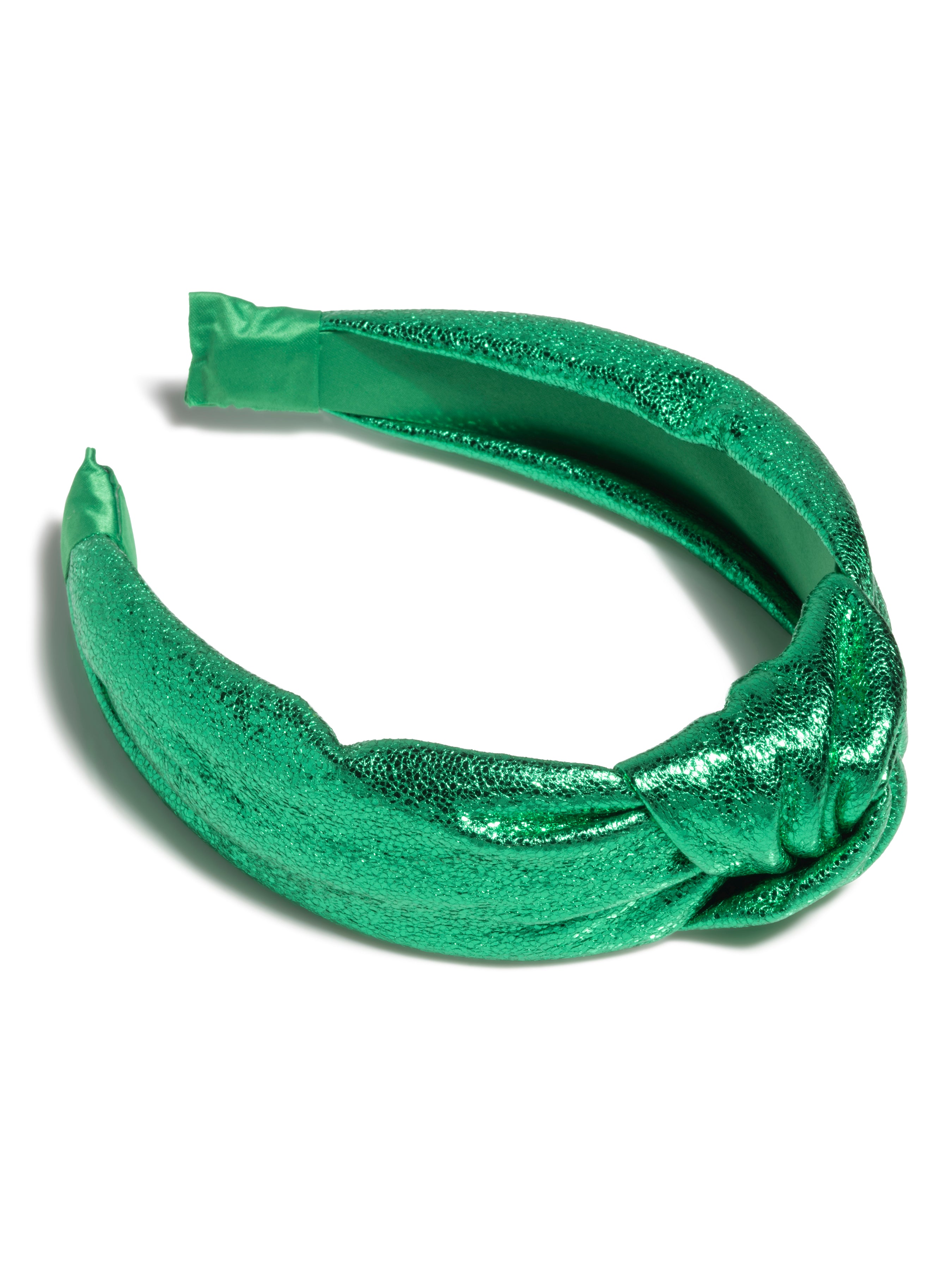 Shiraleah Metallic Knotted Headband GREEN