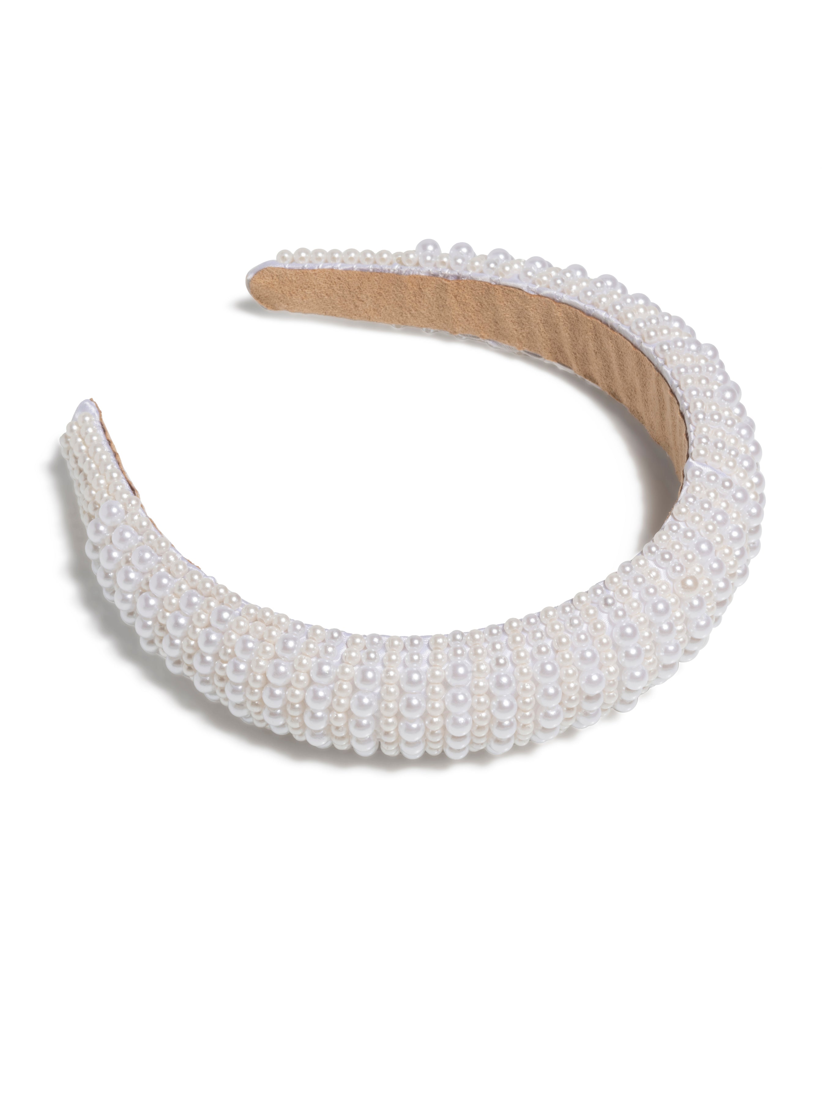 Shiraleah Beaded Headband WHITE