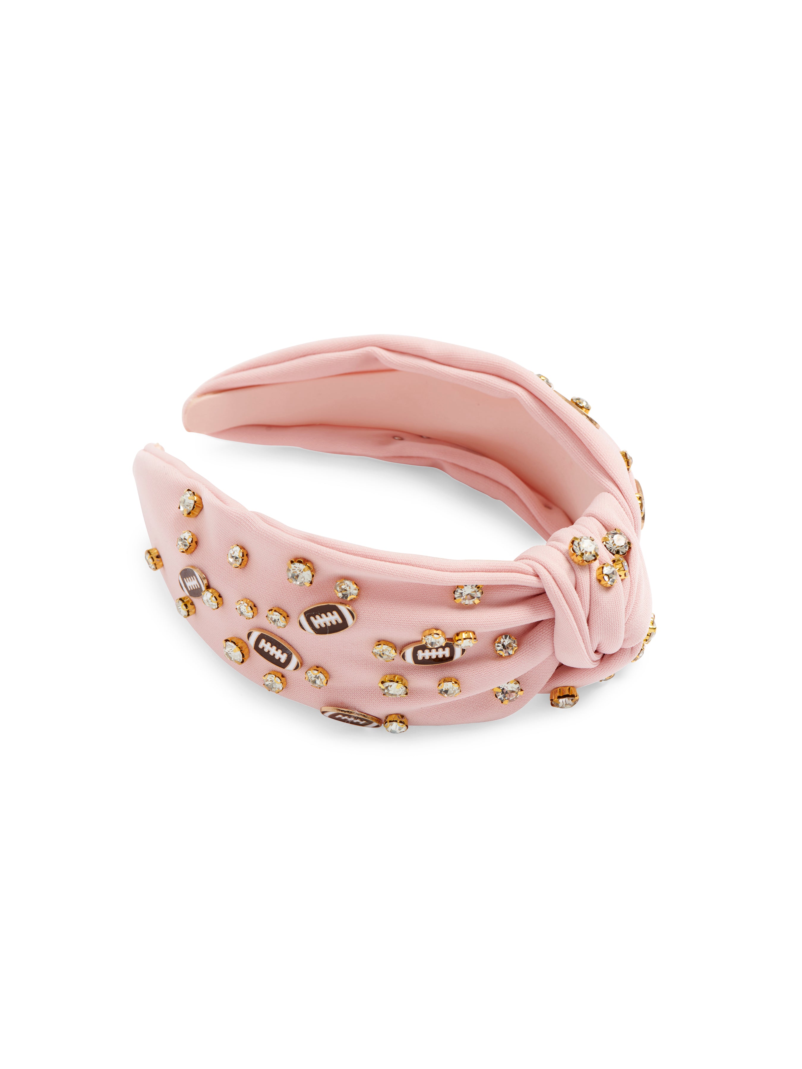 Shiraleah Game Day Charms Knotted Headband BLUSH