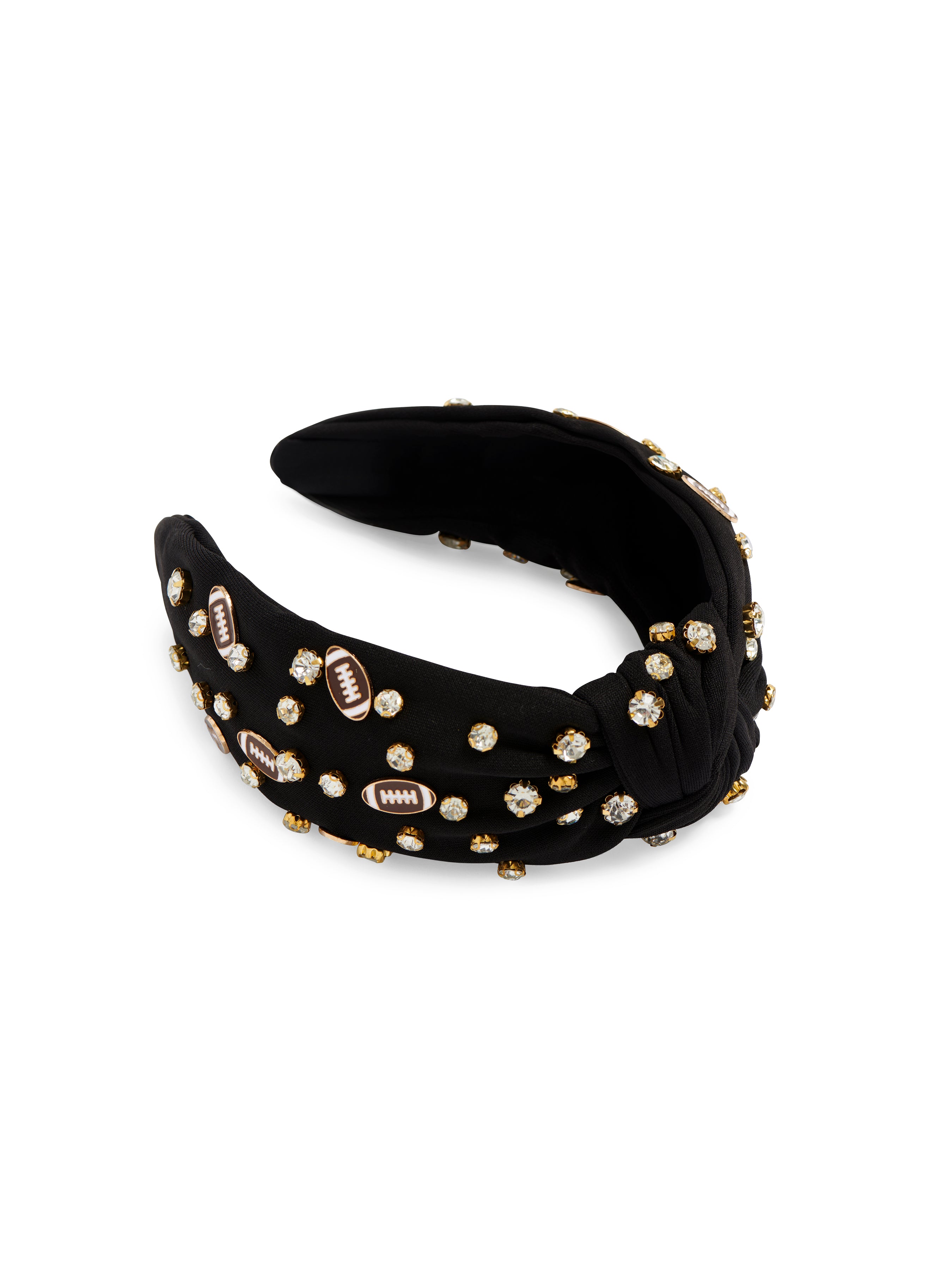 Shiraleah Game Day Charms Knotted Headband BLACK