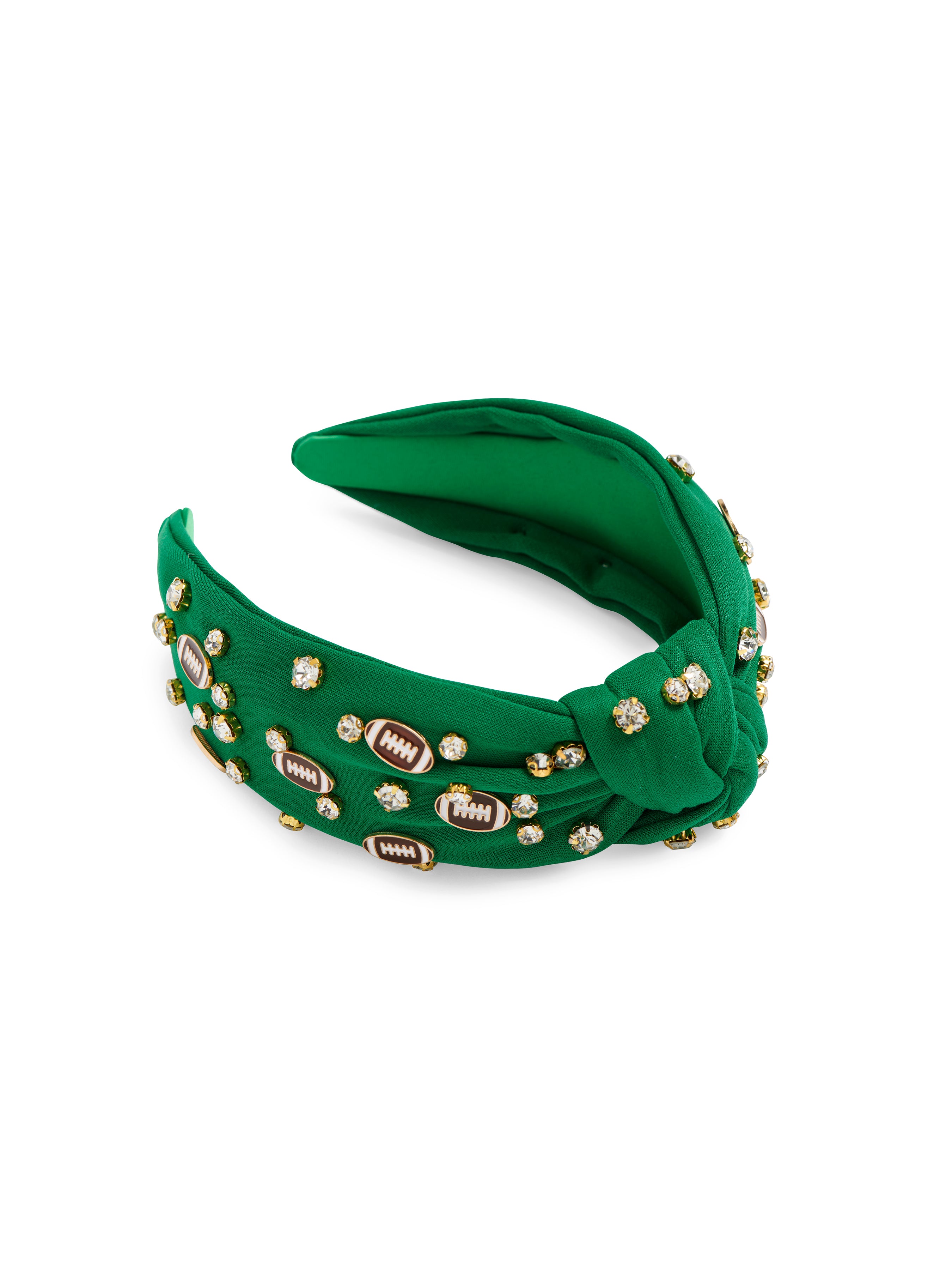 Shiraleah Game Day Charms Knotted Headband GREEN
