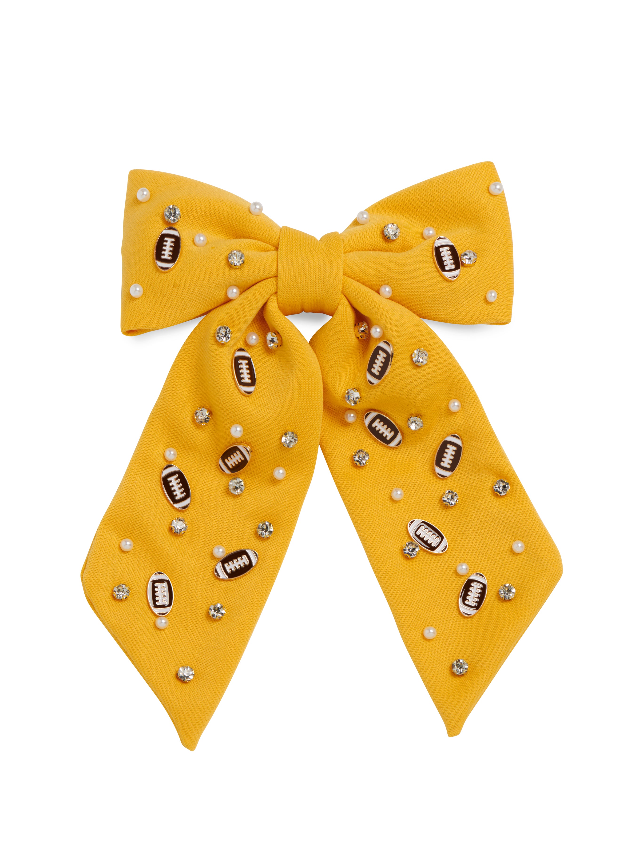 Shiraleah Game Day Charms Bow Clip Yellow