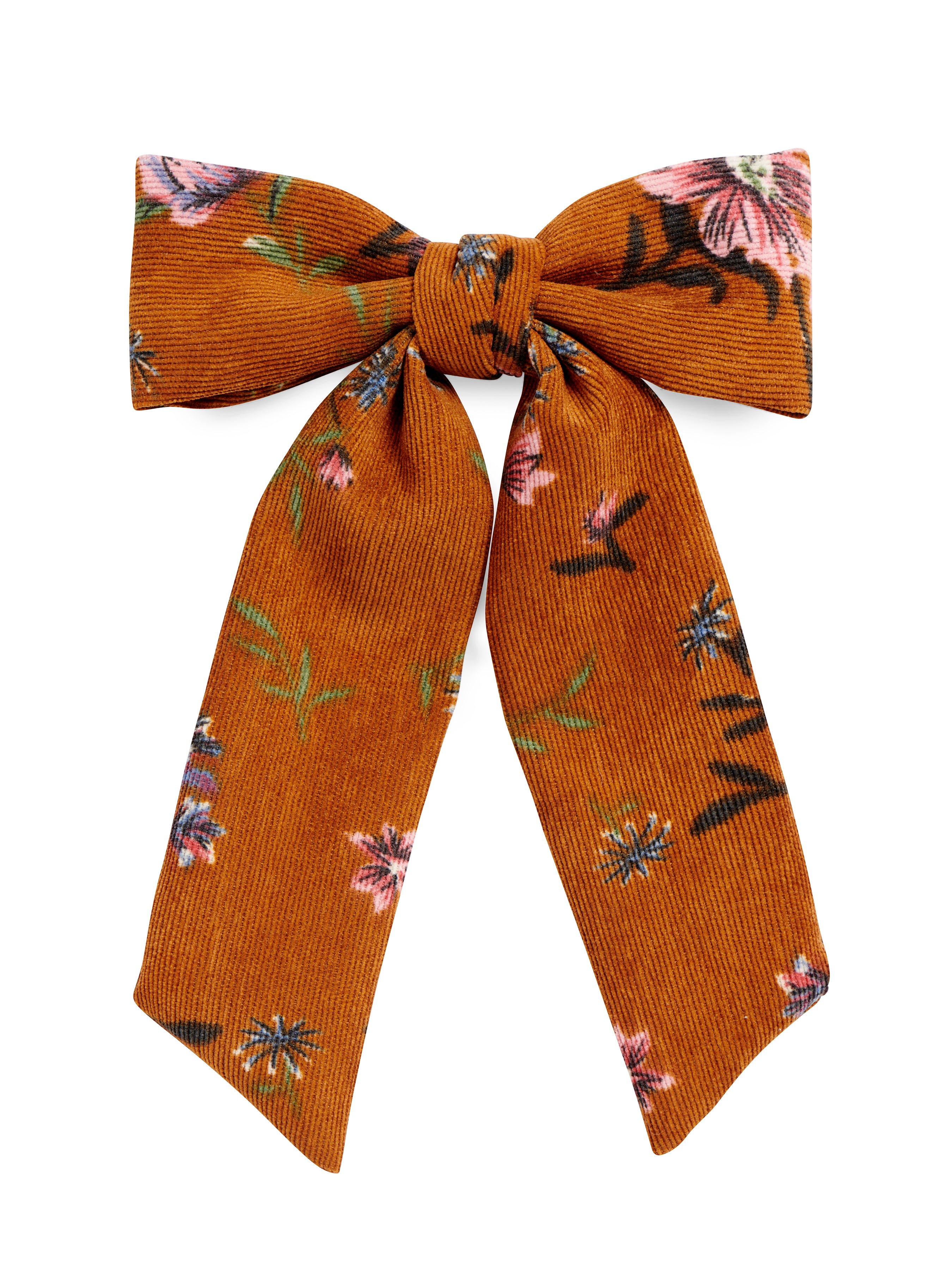 Shiraleah Floral Bow Clip RUST
