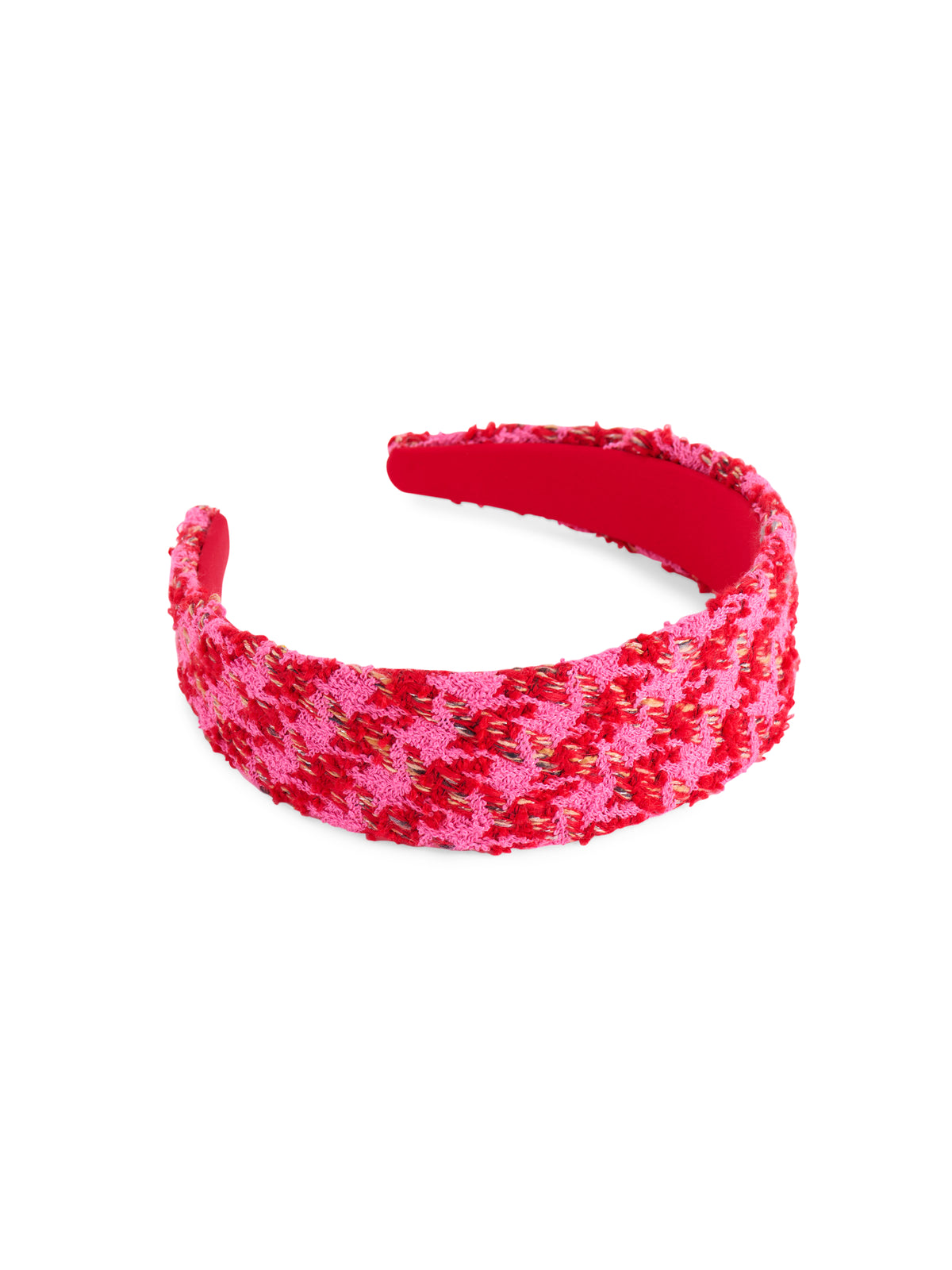 Shiraleah Wide Tweed Headband RED / OS