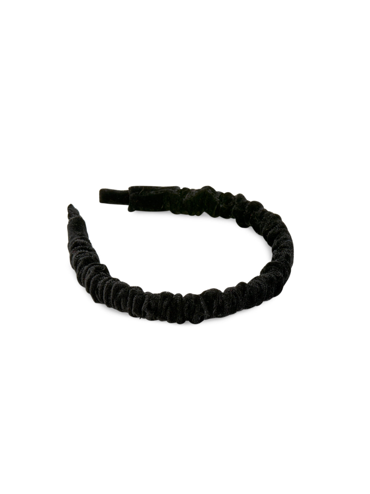 Shiraleah Velvet Scrunch Headband BLACK / OS
