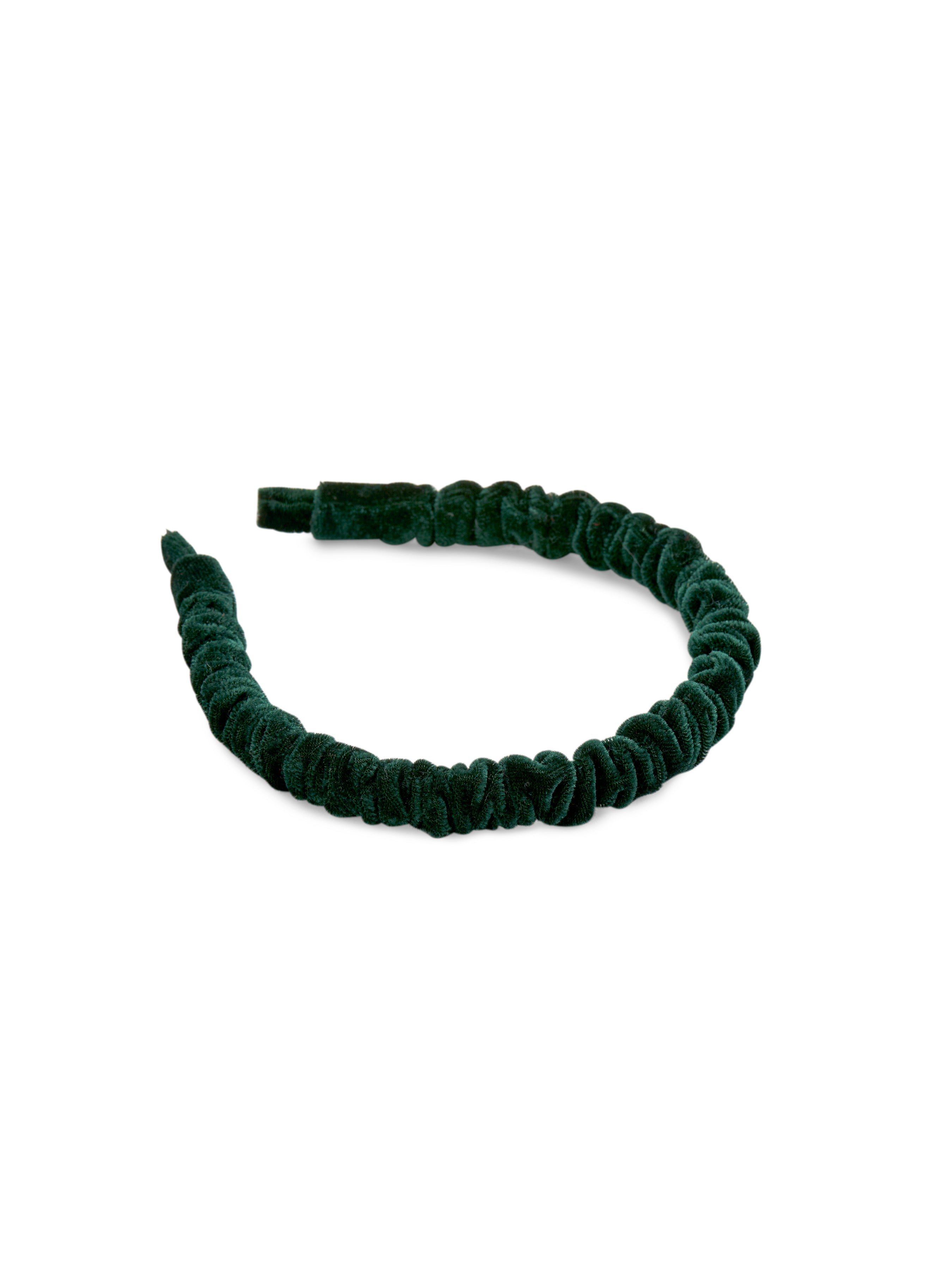 Shiraleah Velvet Scrunch Headband GREEN / OS
