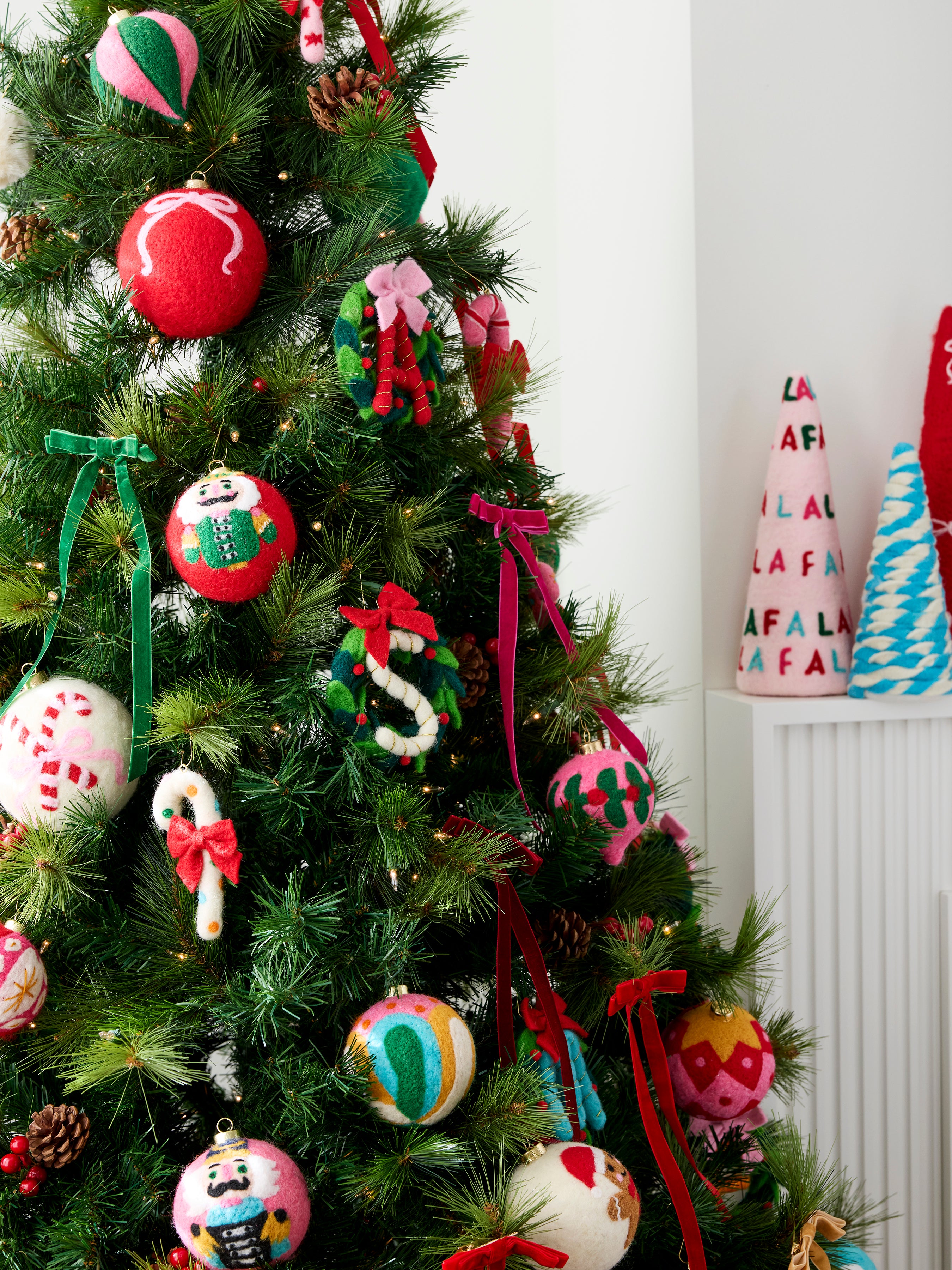 Shiraleah "A" Wreath Ornament, Multi