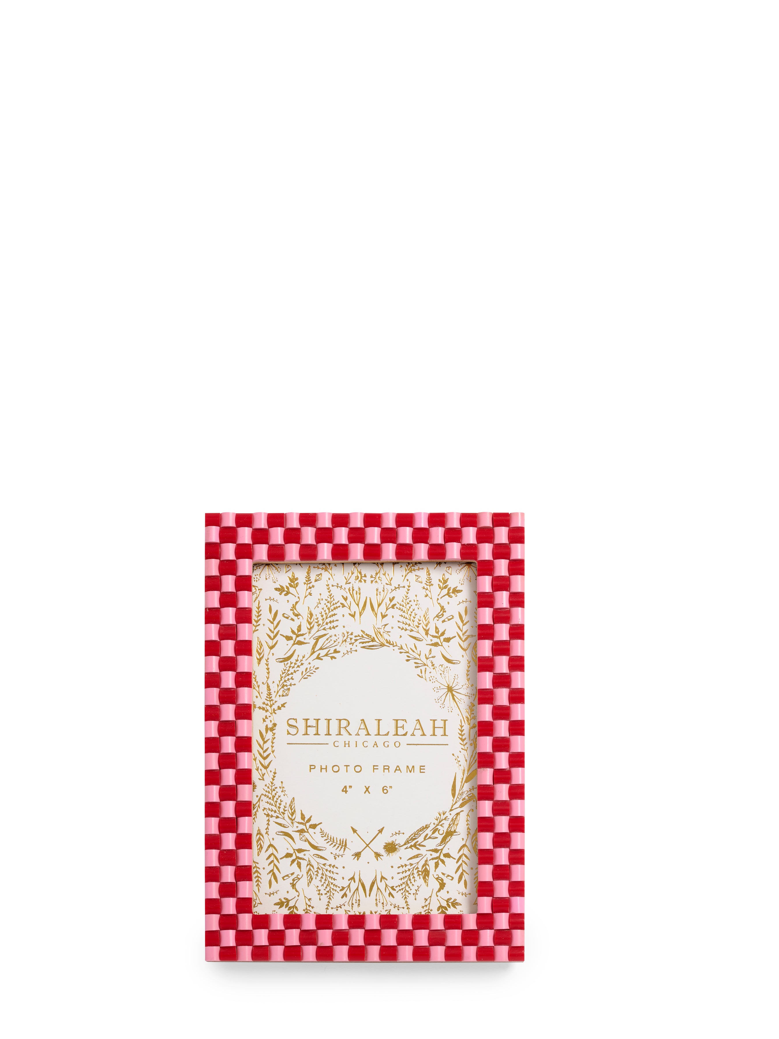 Shiraleah Viva 4" X 6" Mosaic Picture Frame RED