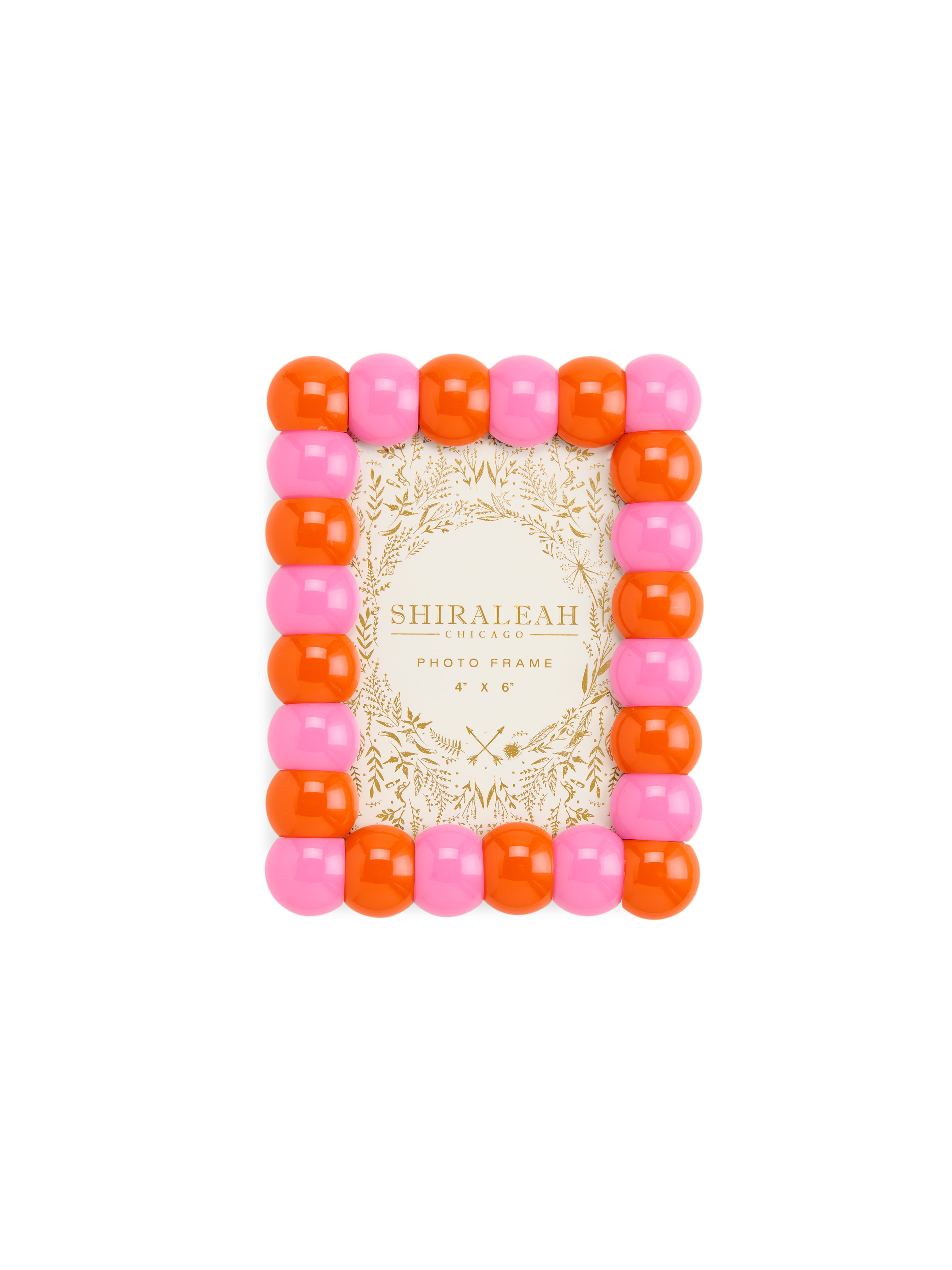 Shiraleah Poppy 4" X 6" Bubble Picture Frame ORANGE / OS