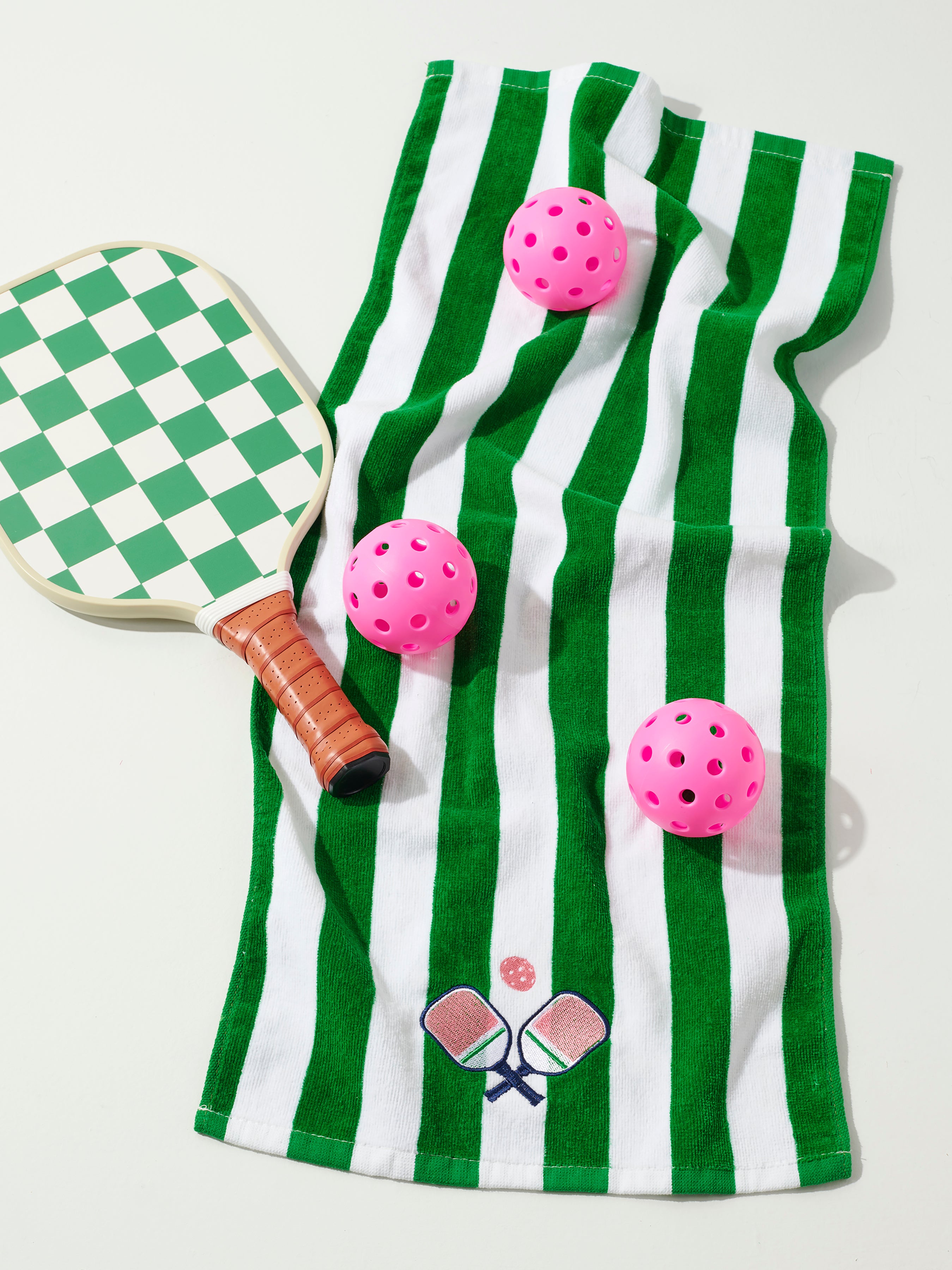 Shiraleah Paddles Stripe Pickleball Towel