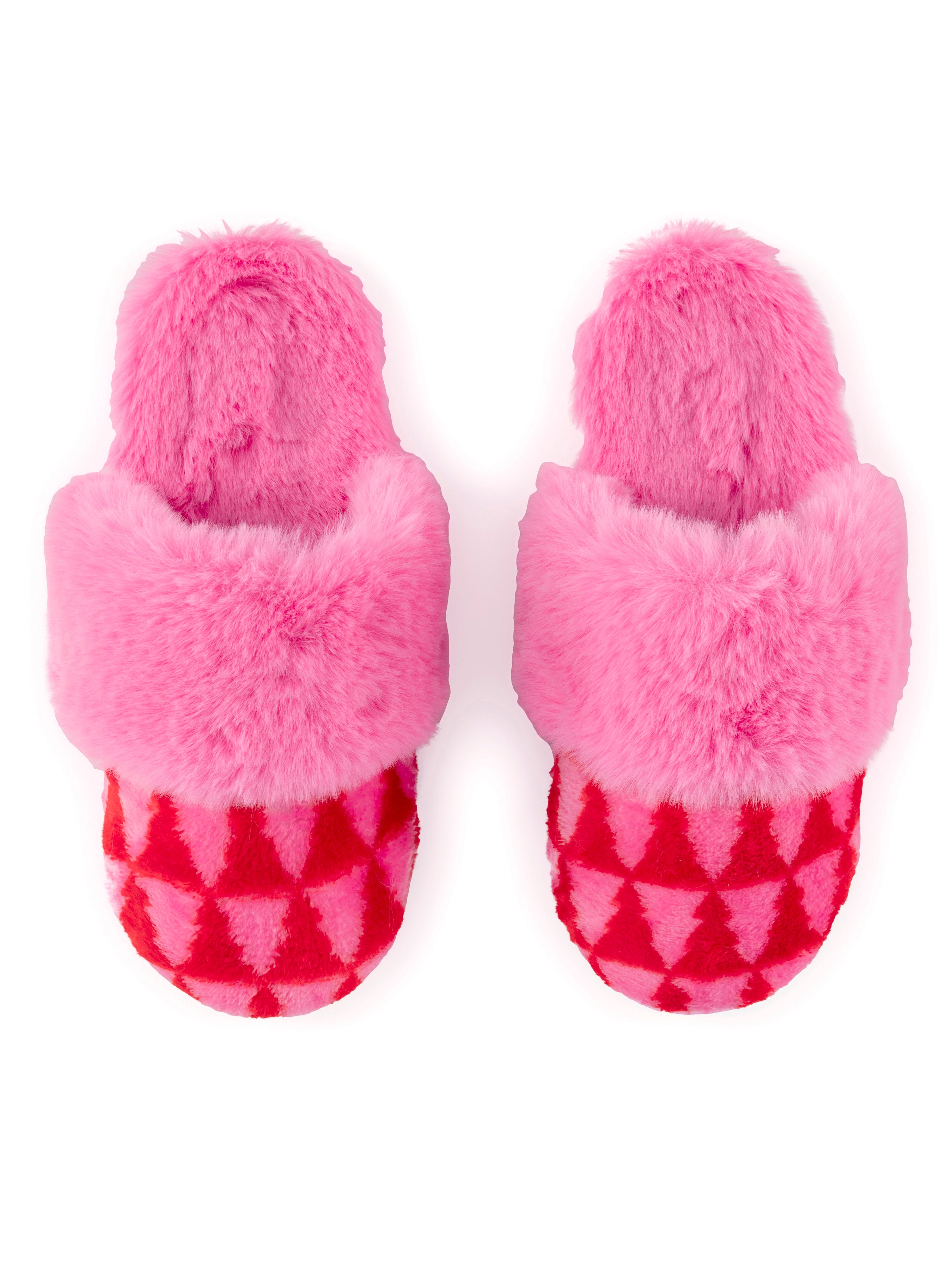 Shiraleah Felicity Trees Slippers PINK