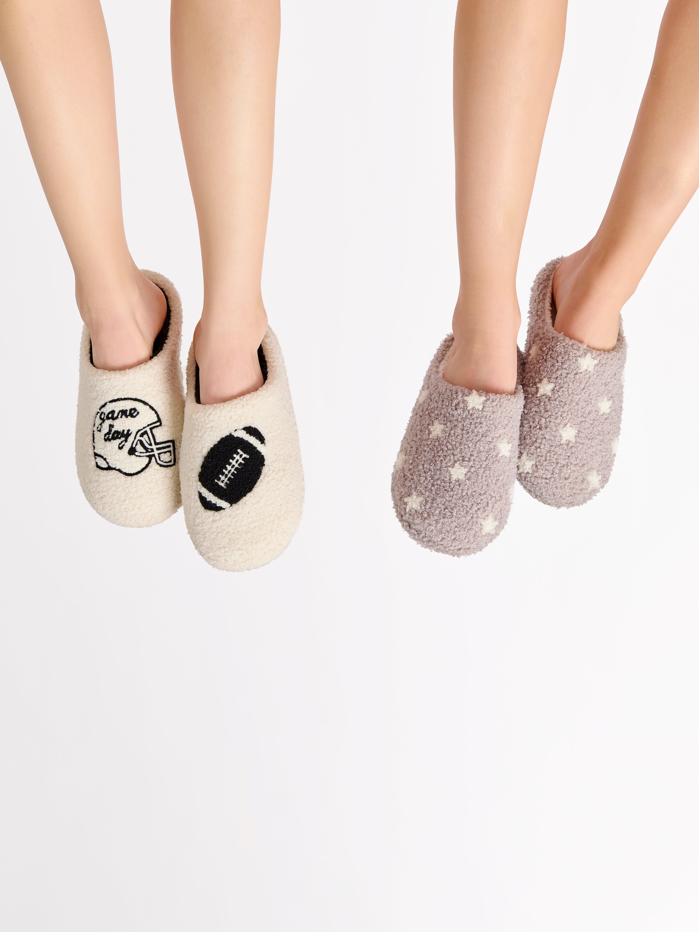 Shiraleah Star Slippers GREY