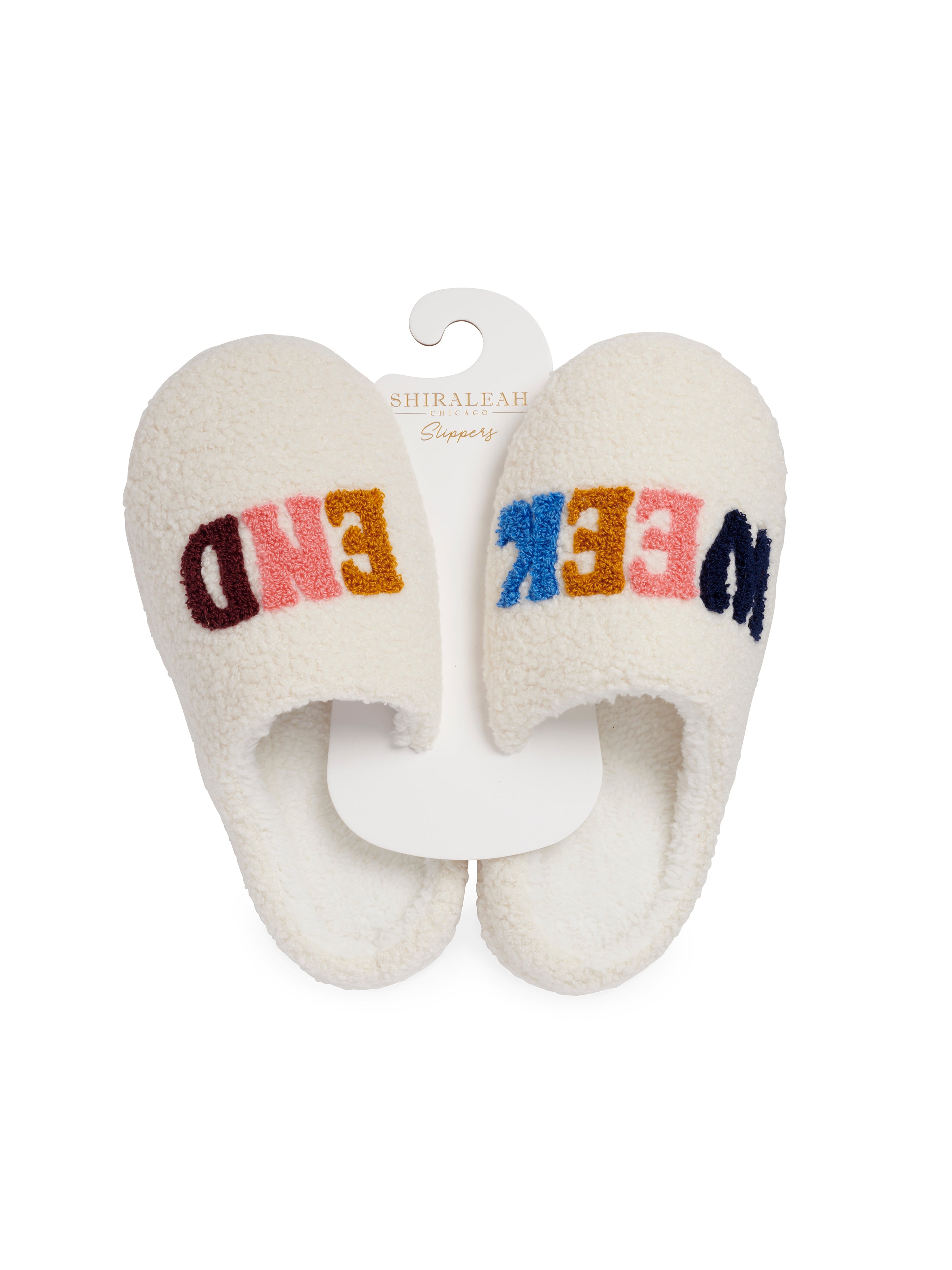Shiraleah "Weekend" Slippers, Ivory