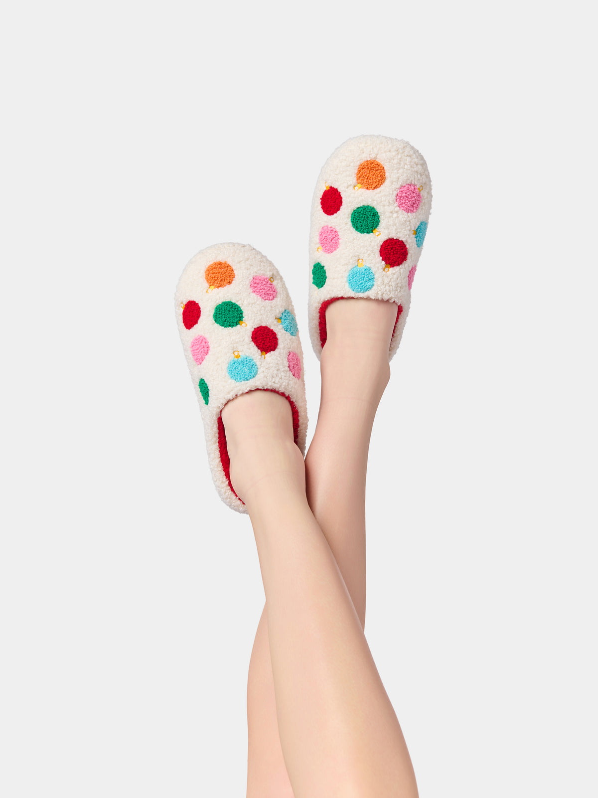 Shiraleah Ornament Slippers IVORY / S/M