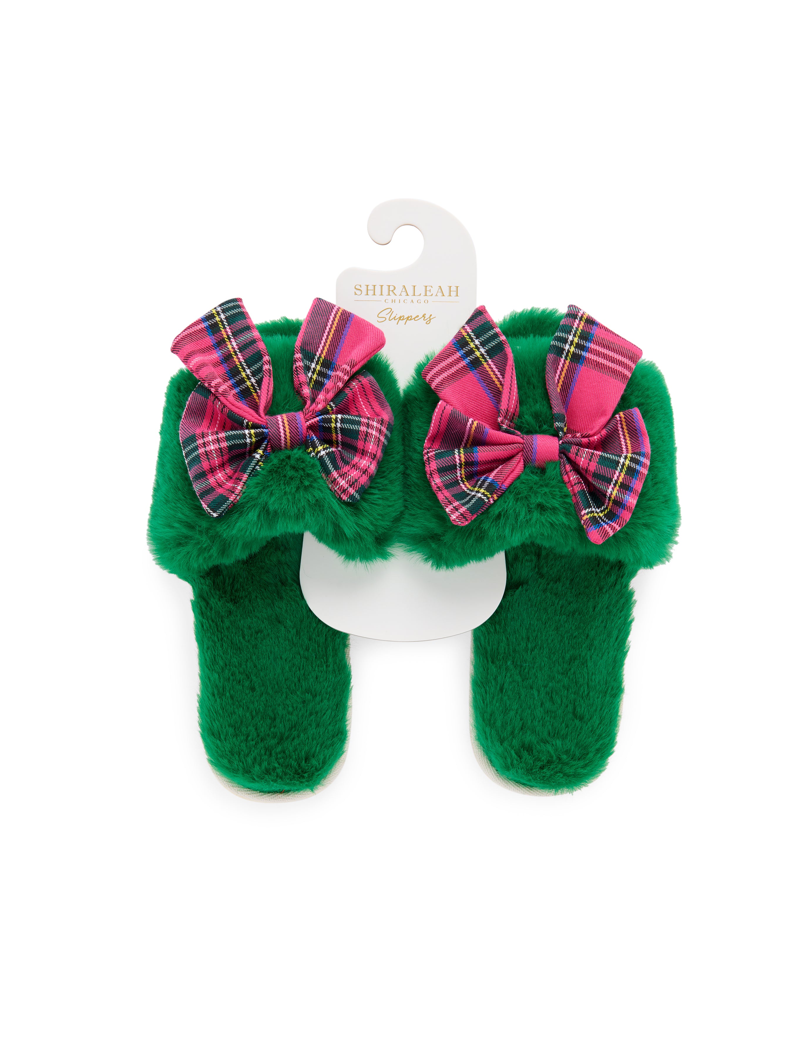 Shiraleah Scottie Slippers GREEN / S/M