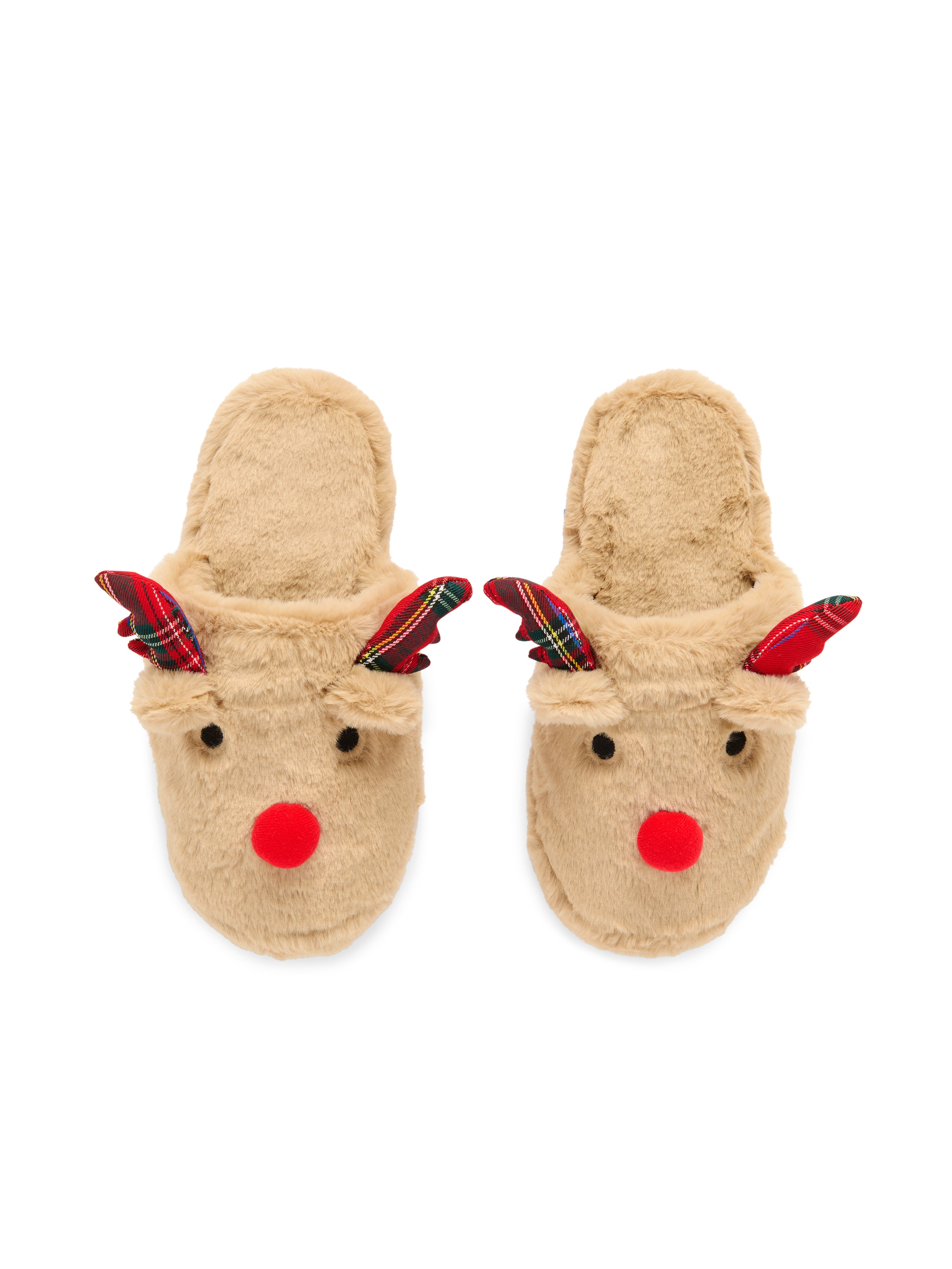 Shiraleah Reindeer Slippers BROWN / S/M