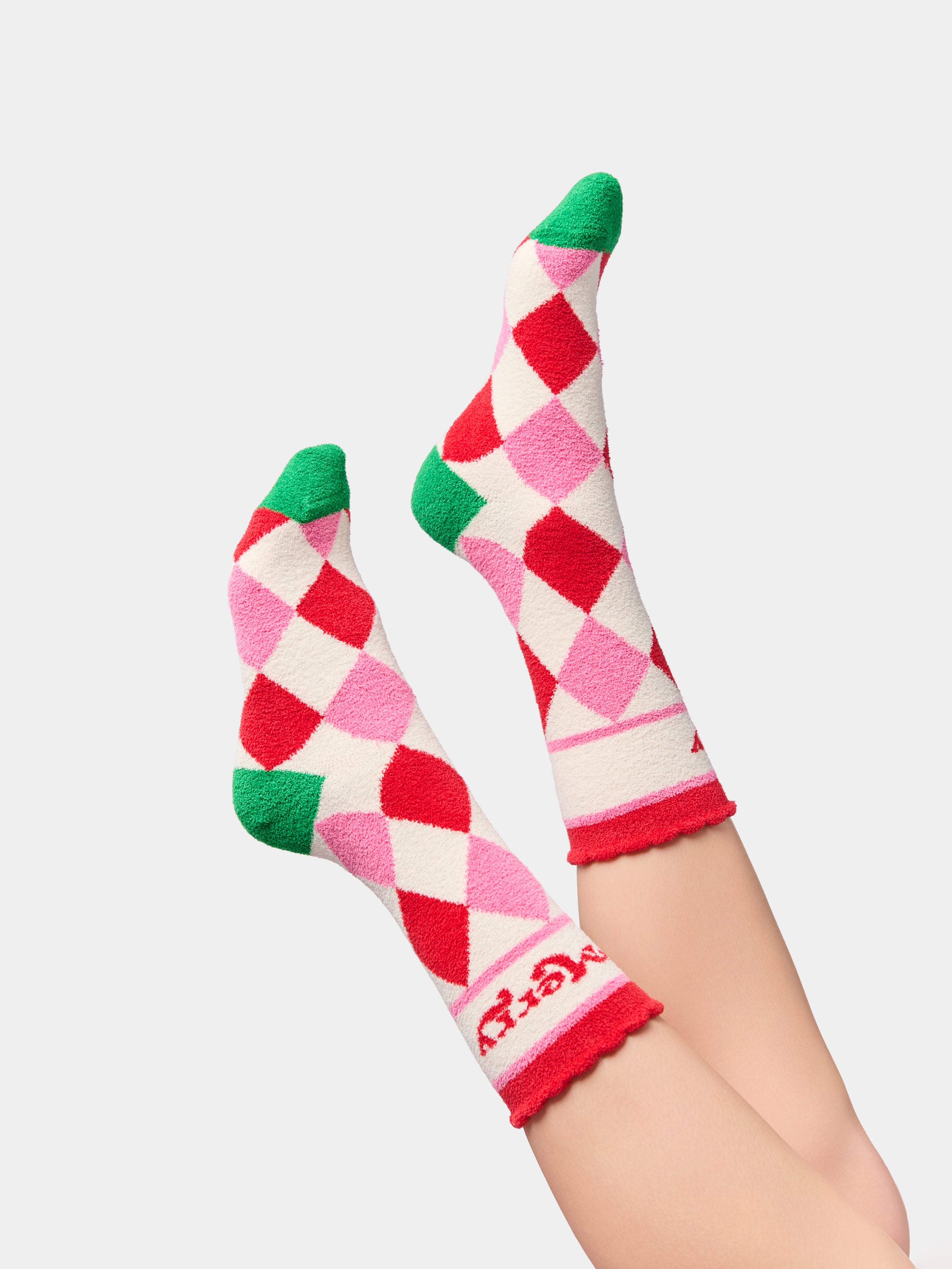 Shiraleah "Merry" Argyle Socks, Multi