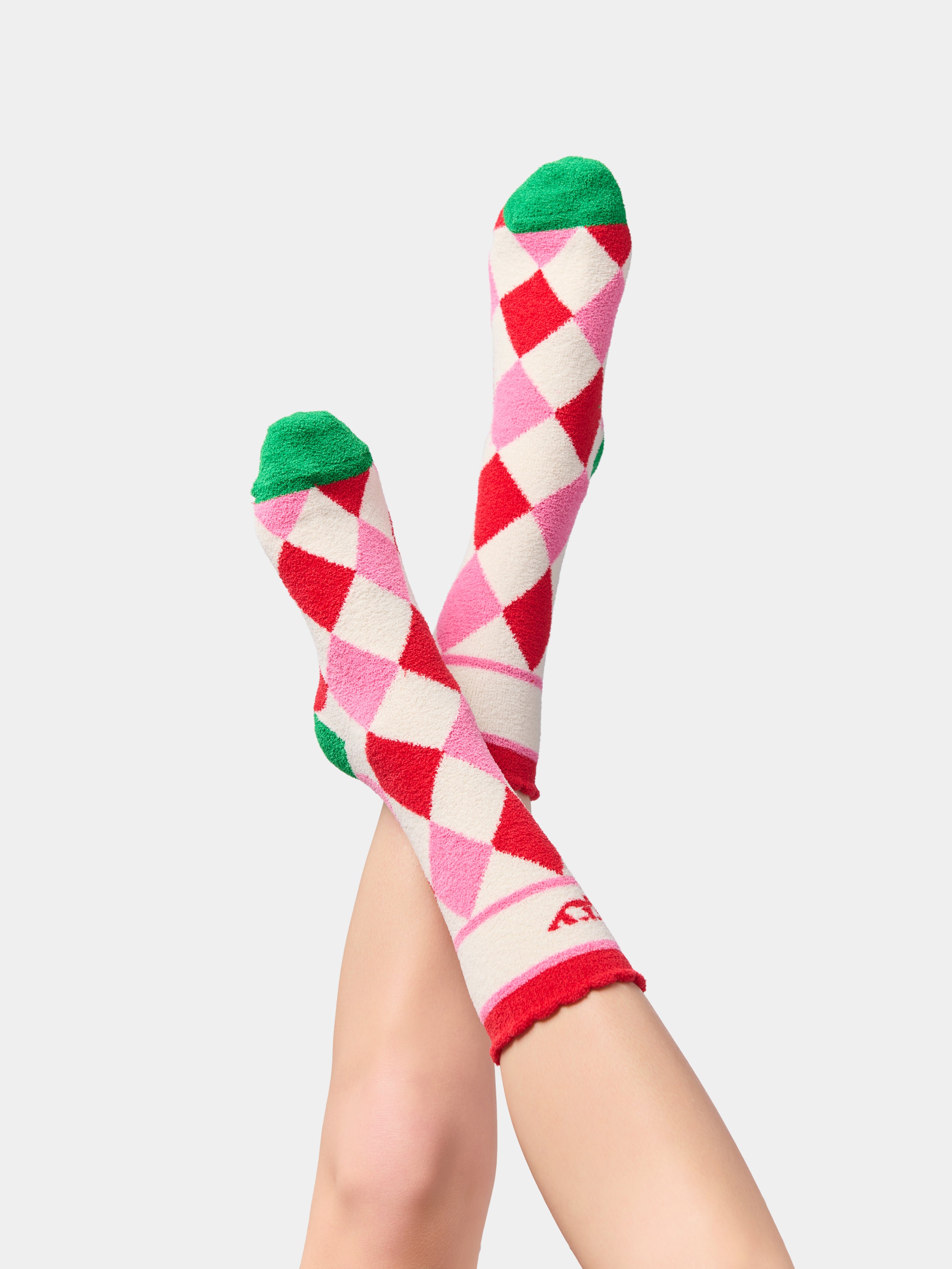 Shiraleah "Merry" Argyle Socks, Multi