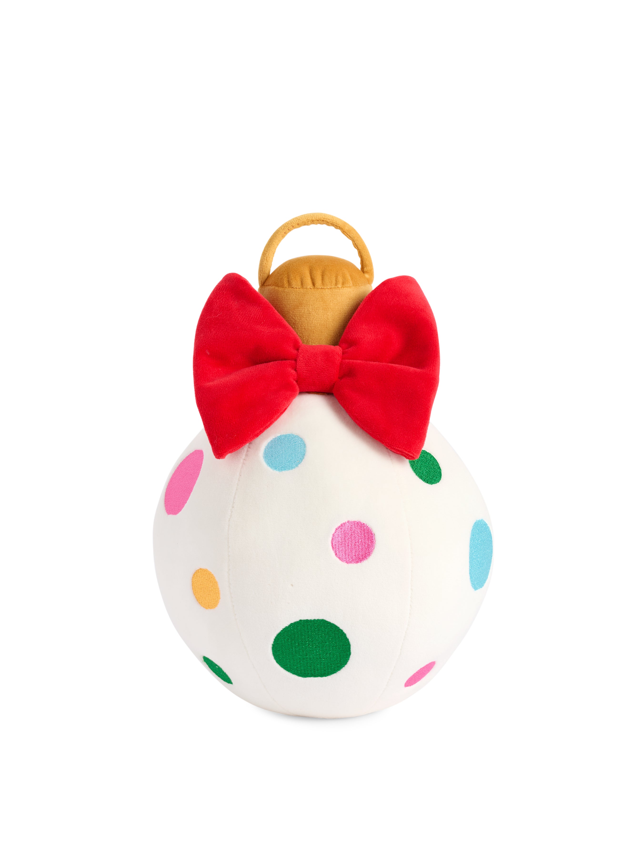 Shiraleah Holiday Small Bauble Pillow IVORY / OS