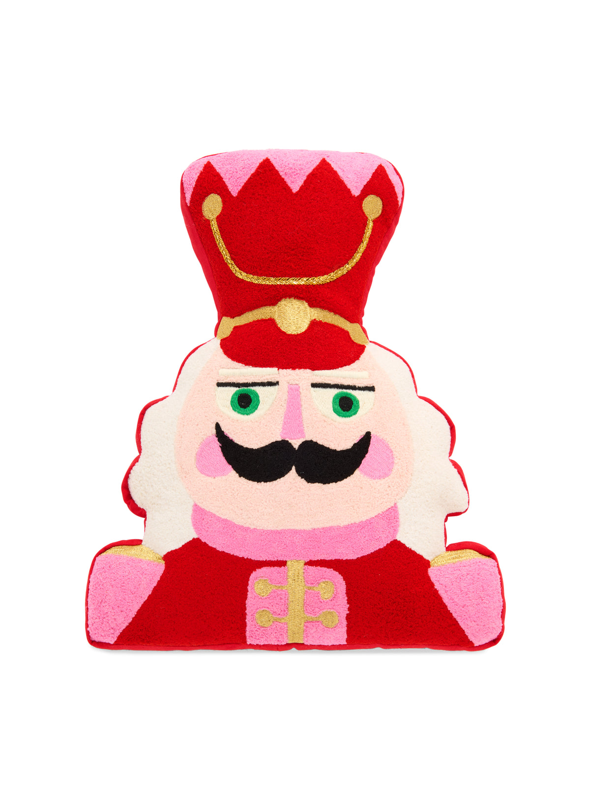 Shiraleah Peppermint Prince Pillow, Red