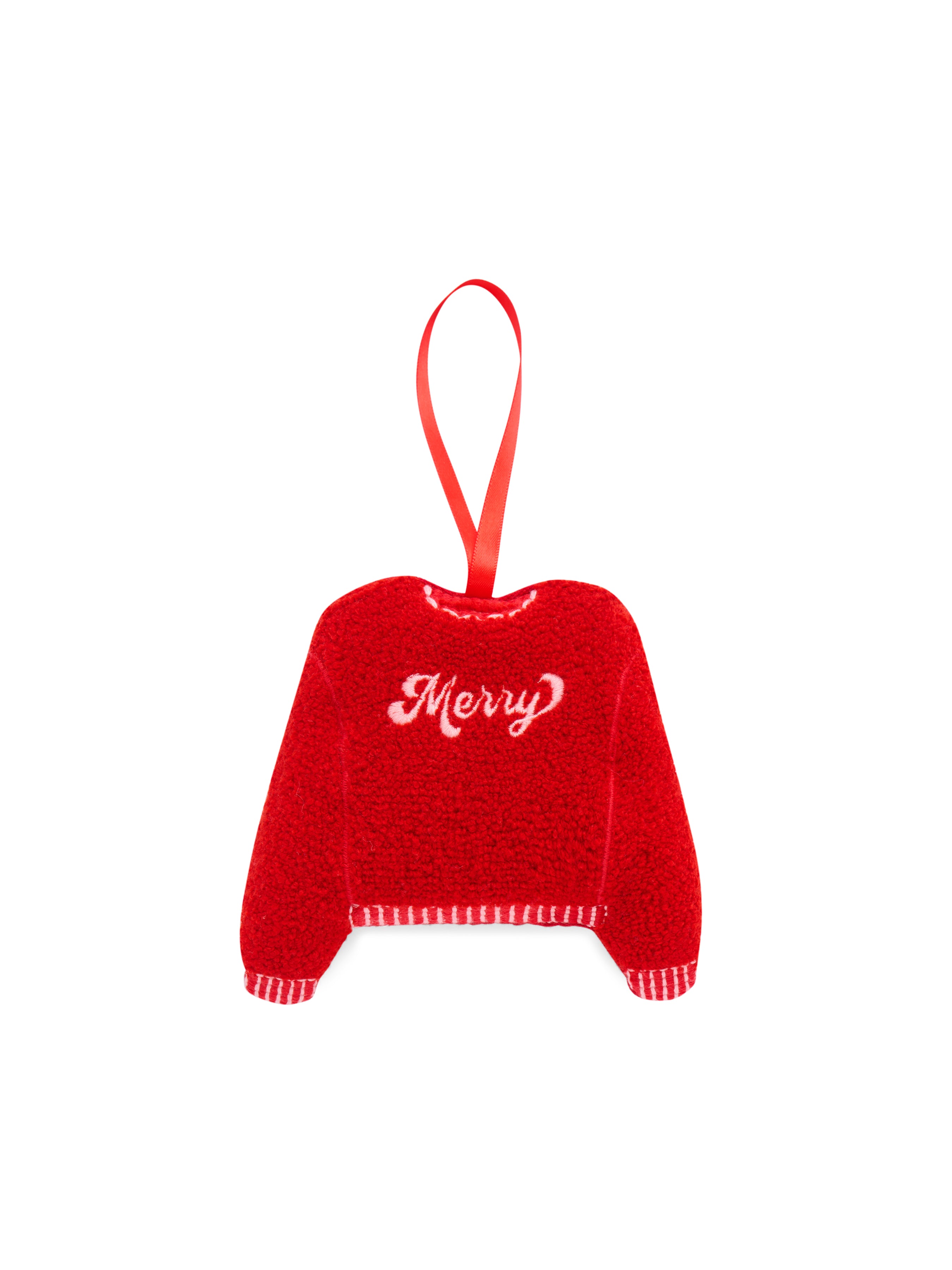 Shiraleah "Merry" Sweater Ornament, Red