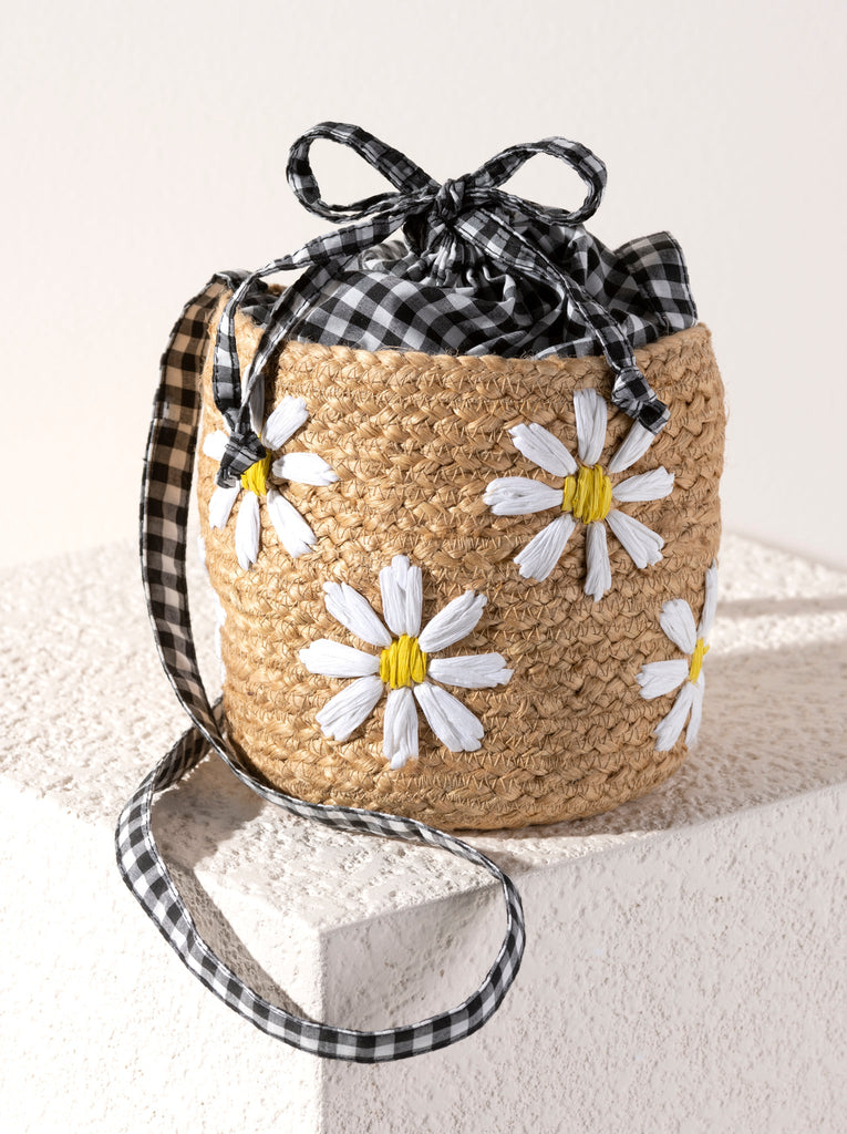 Shiraleah Daisy Jute Tote