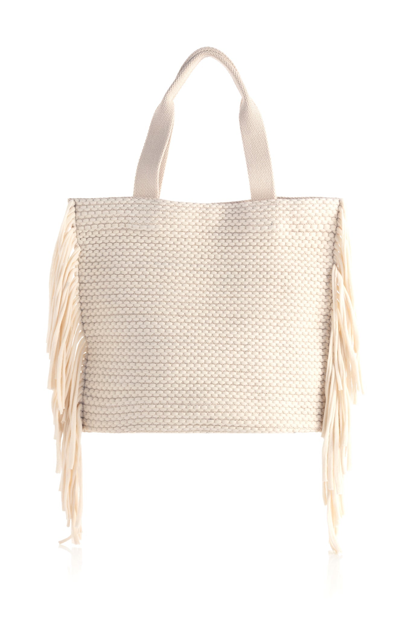 Shiraleah Mavis Tote, Ivory - FINAL SALE ONLY