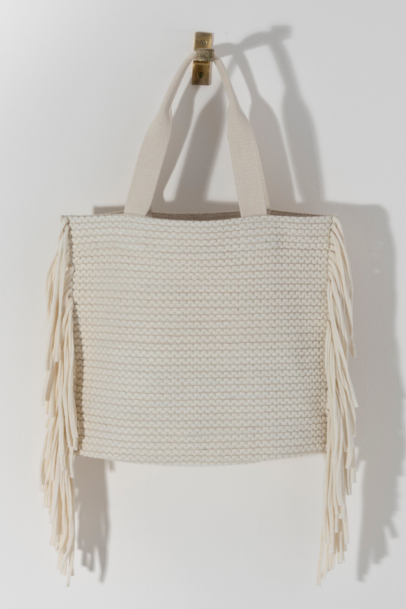 Shiraleah Mavis Tote, Ivory - FINAL SALE ONLY