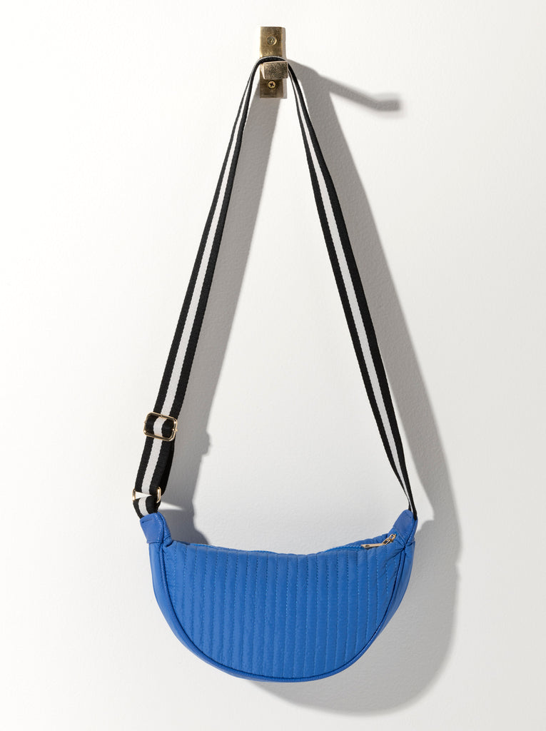 Shiraleah Ezra Quilted Nylon Sling Cross-Body, Ultramarine