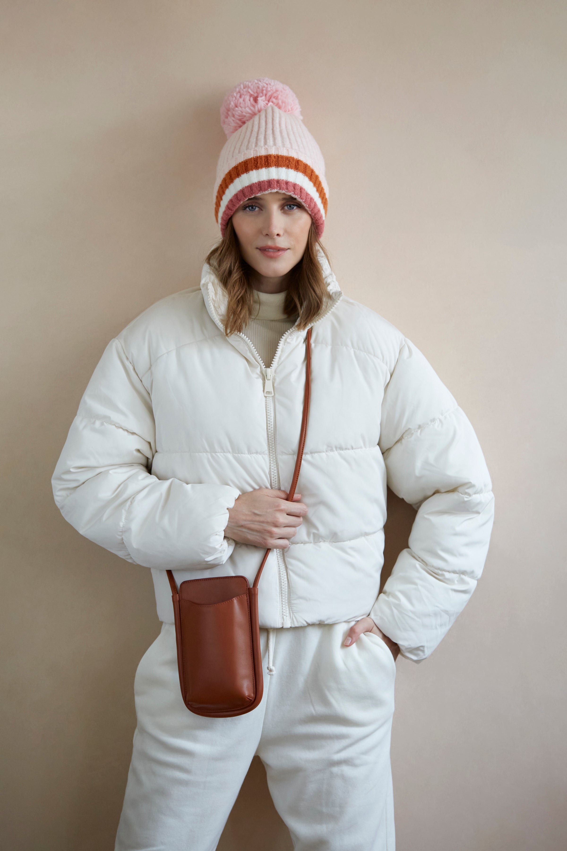 Shiraleah Charlotte Phone Cross-Body SADDLE