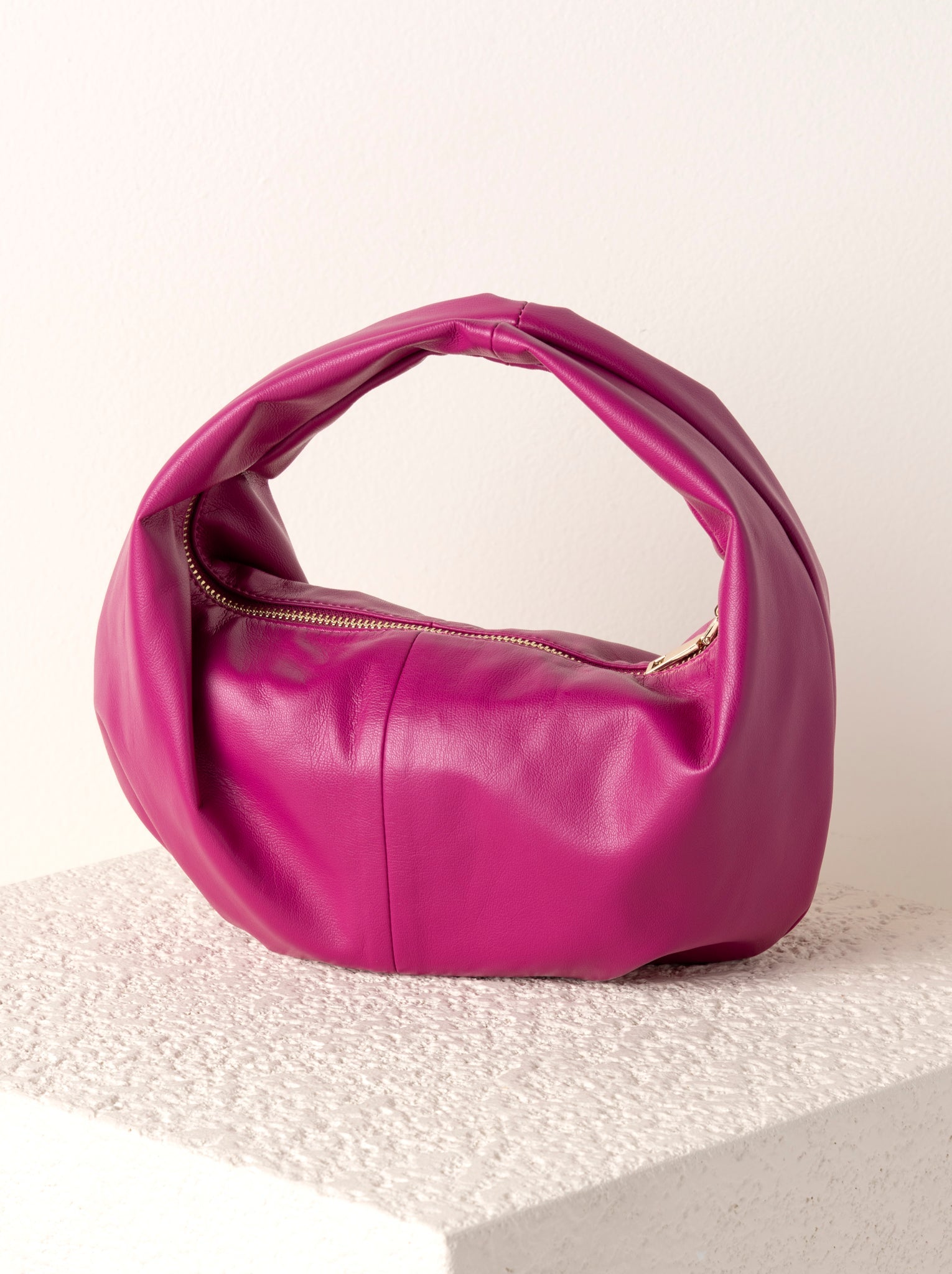 Shiraleah Milano Mini Hobo, Magenta - FINAL SALE ONLY